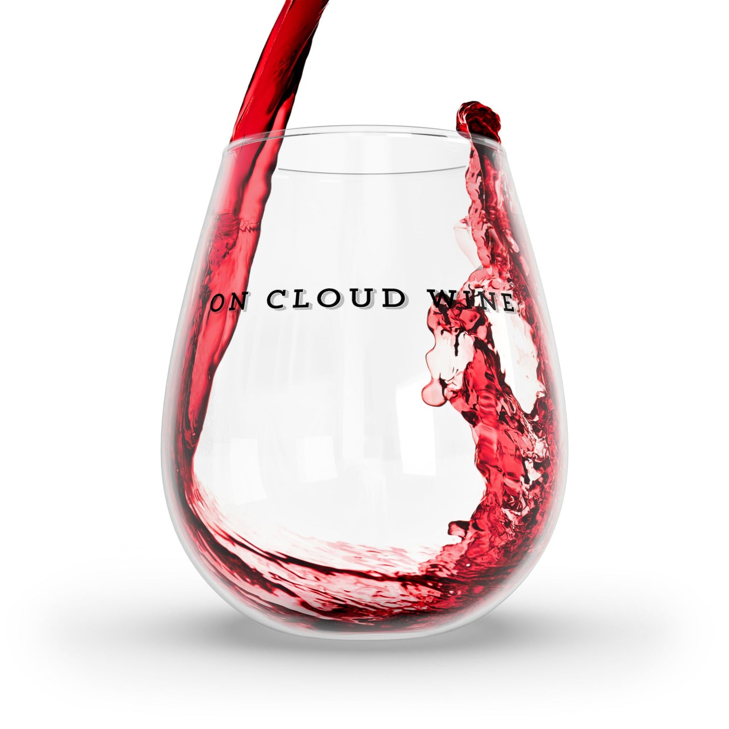 On Cloud Wine Stemless Wine Glass - 11.75 oz - Sip in Style! Float on Cloud Wine! From our Vino Verbiage Collection.