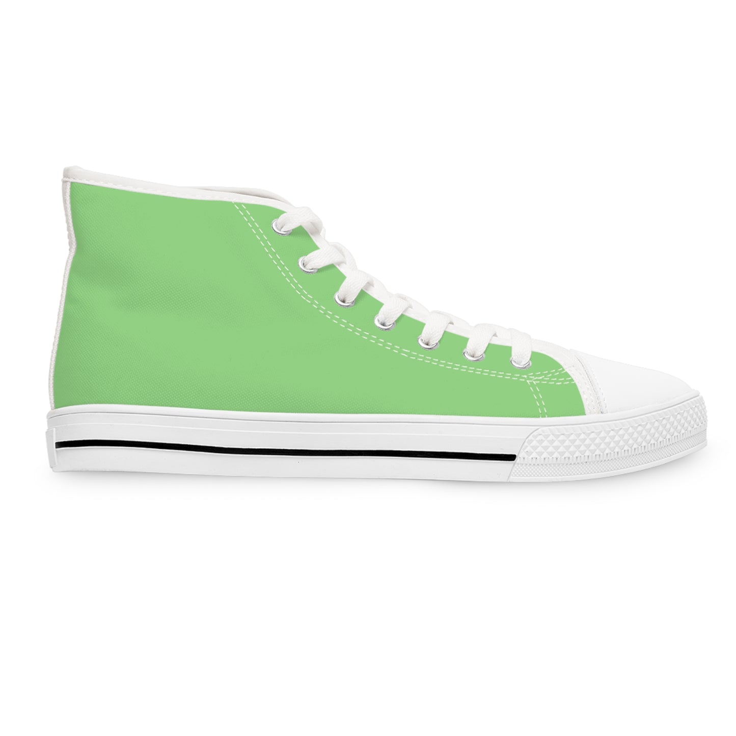 Meadow Stream Ladies' Two-Tone High Top Sneakers - Step Lightly – Where Meadow Greens Meet Streamside Blues!