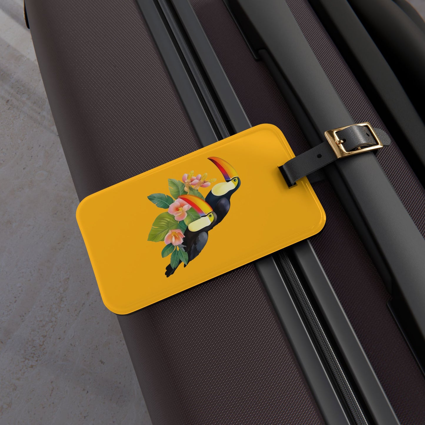 Toucan Go Anywhere! Acrylic Luggage Tag - Fly High with the Toucan Go Anywhere! Acrylic Luggage Tag—Brighten Your Travel in Style!