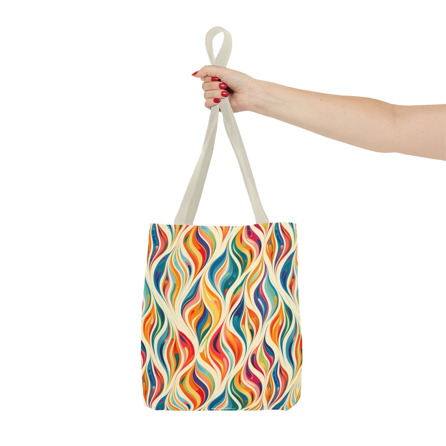 Modern Art Flames Tote Bag - Carry Our Modern Art Tote to Set Your Style Ablaze! Available in 3 sizes.