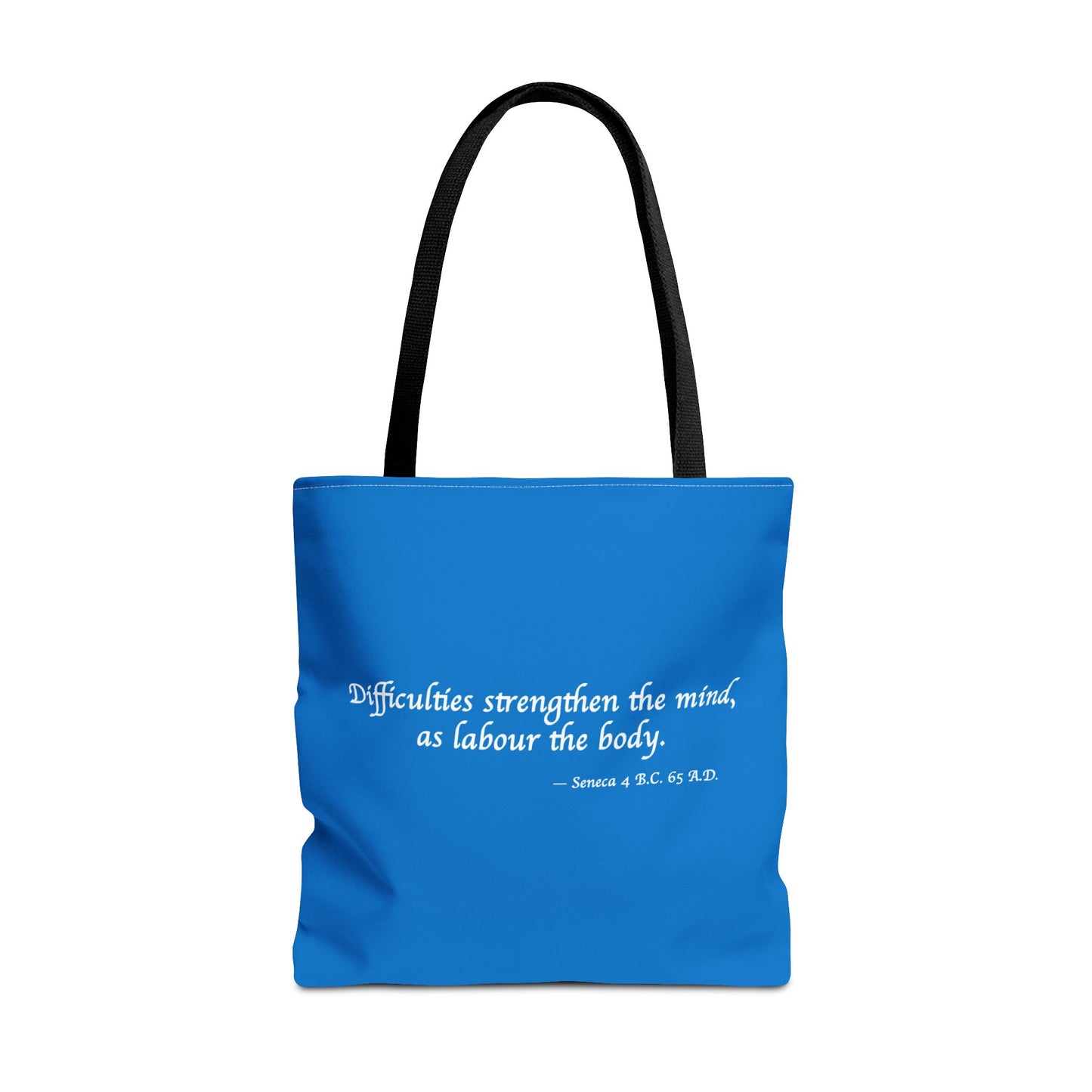 Strength Through Challenges Tote Bag - Carry Wisdom - Embrace Strength! Available in 3 sizes.