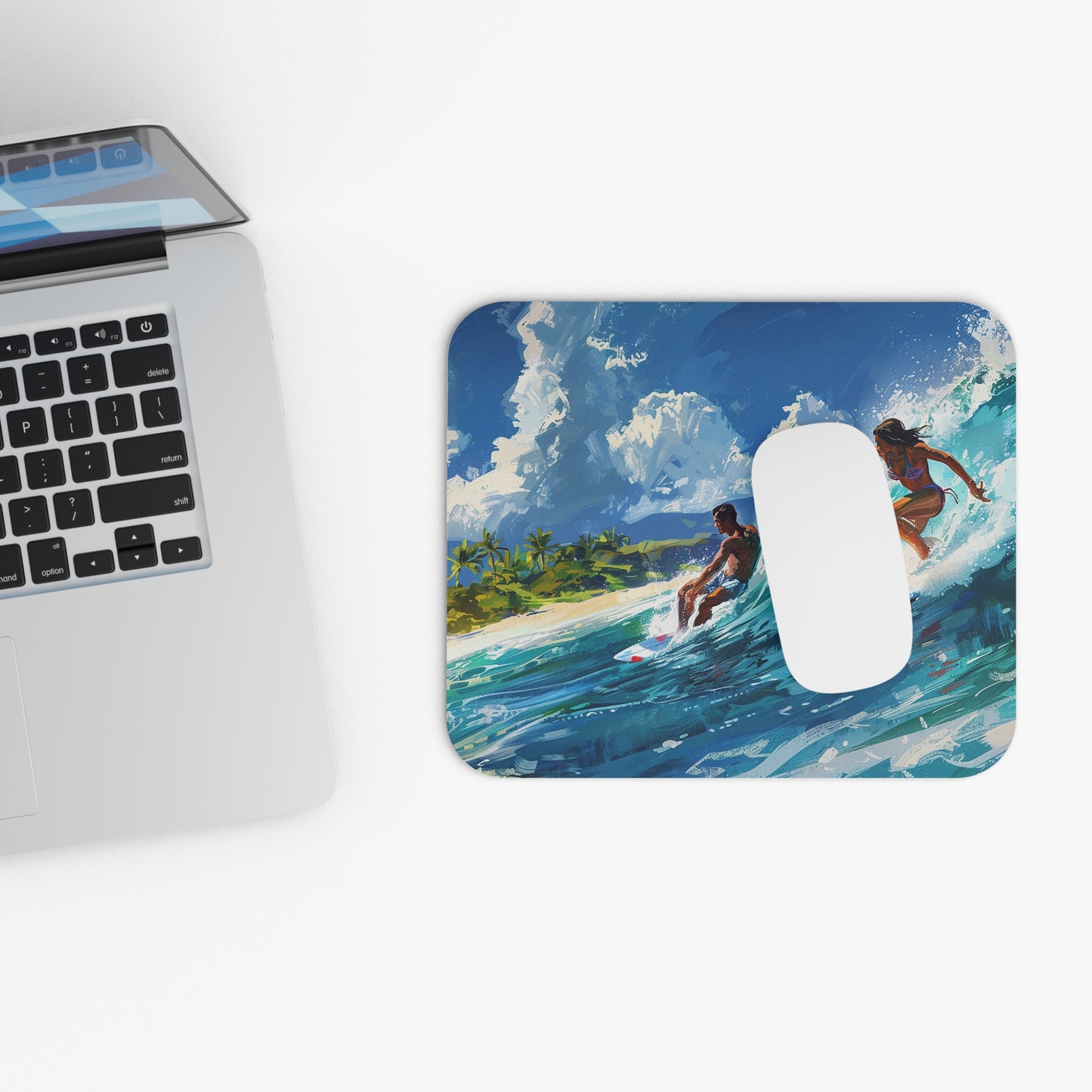 Wave Rider Mouse Pad - Ride the Waves of Creativity!