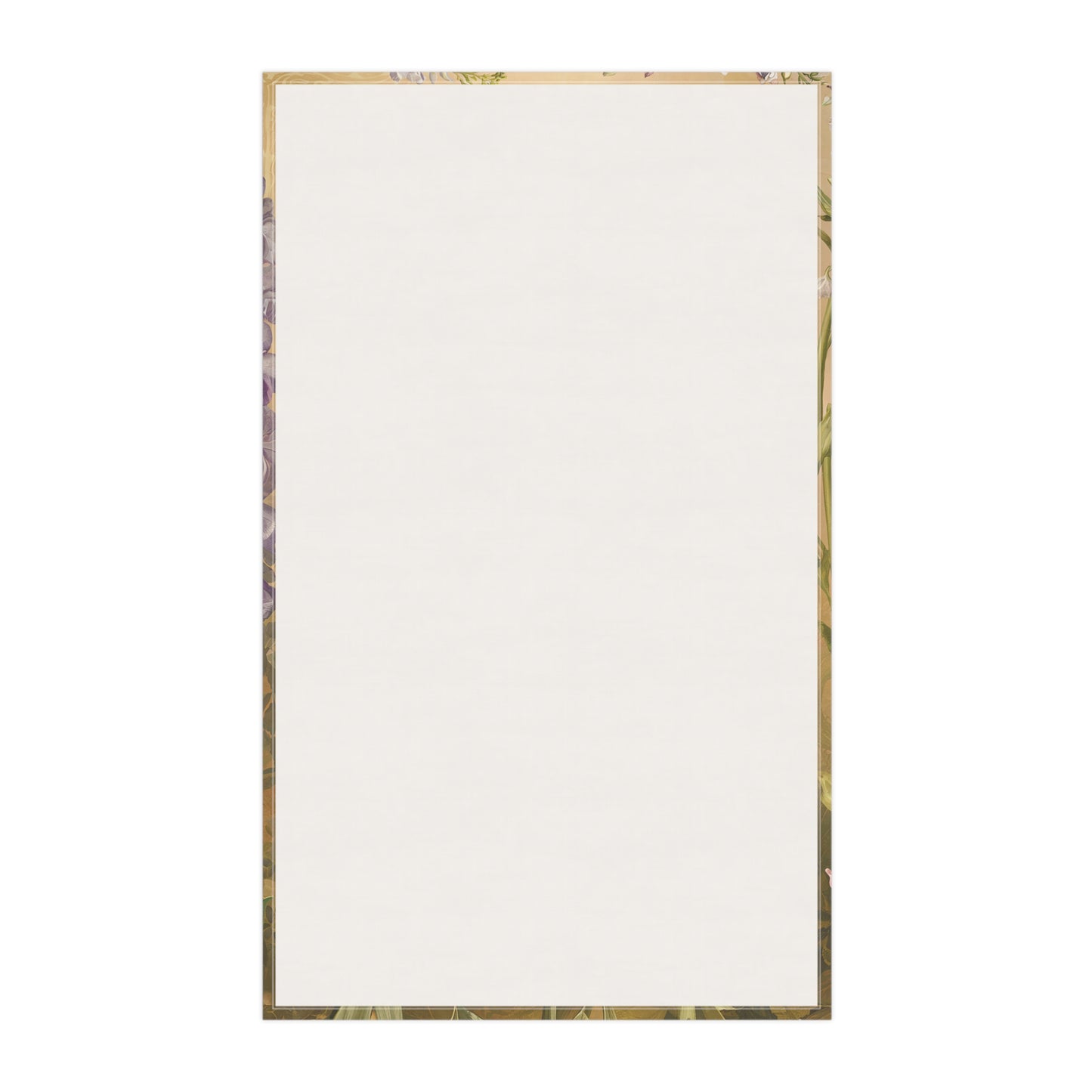 Gladiolus Grace Kitchen Towel - Cotton Twill - 18" x 30" - Sweep into a Floral Fantasy - Elegance in Every Wipe!