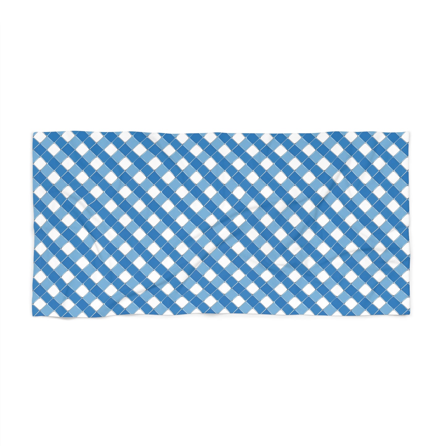 Modern Blue Ribbon Luxurious Beach Towel - Wrap Yourself in Ribbons of Blue! Available in 2 sizes.