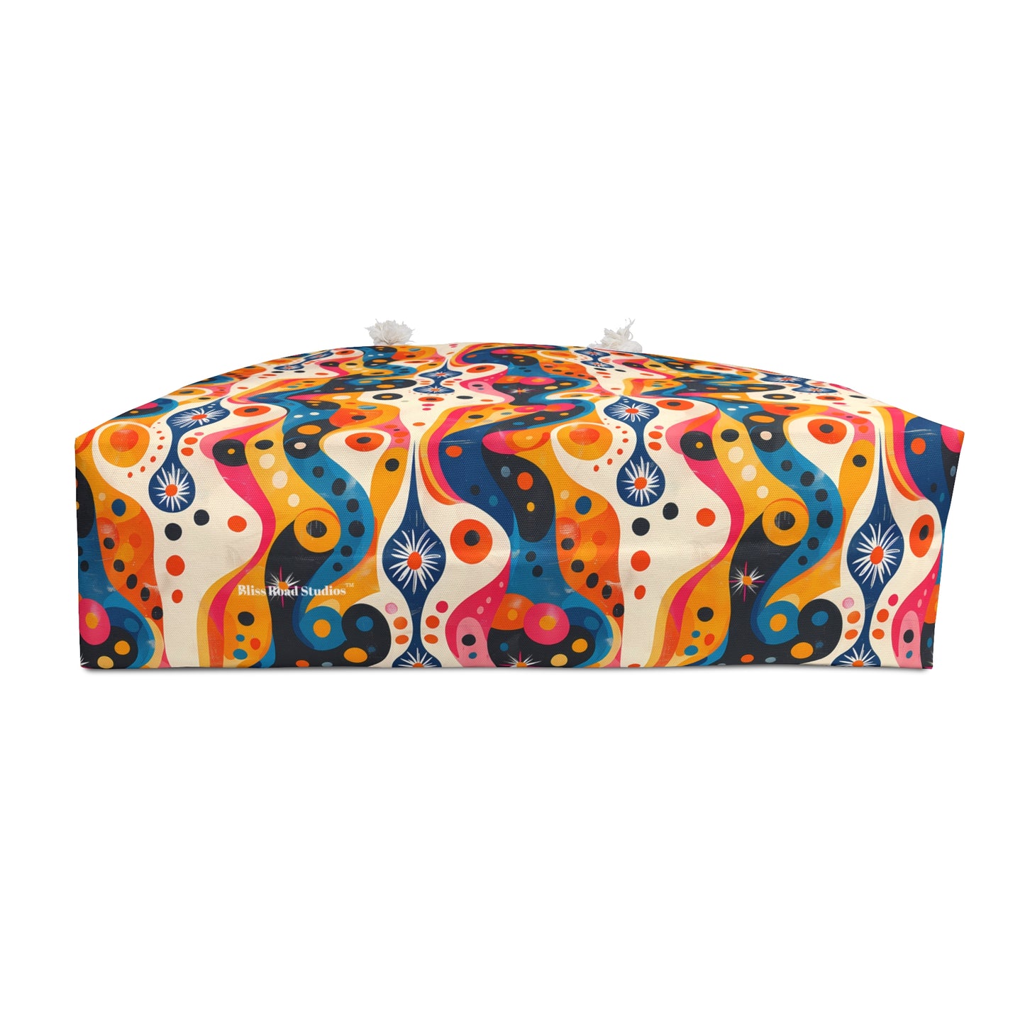 Midcentury Lava Lamp Weekender Bag - Groove On the Go - Where Retro Vibes Meet Modern Adventure!