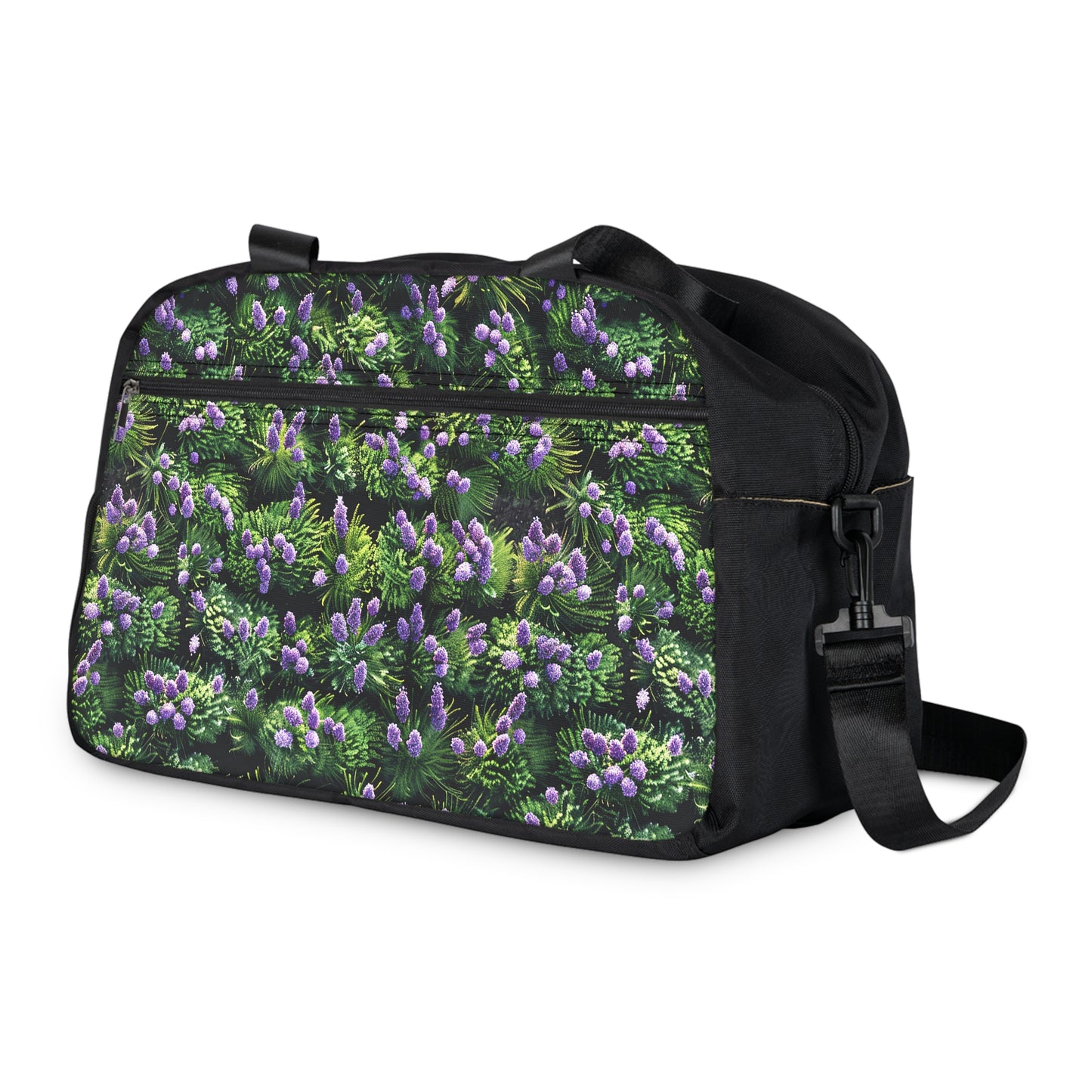 Lavender Dreamscape Fitness Gym Bag - Carry the Calm of Lavender Fields with You!