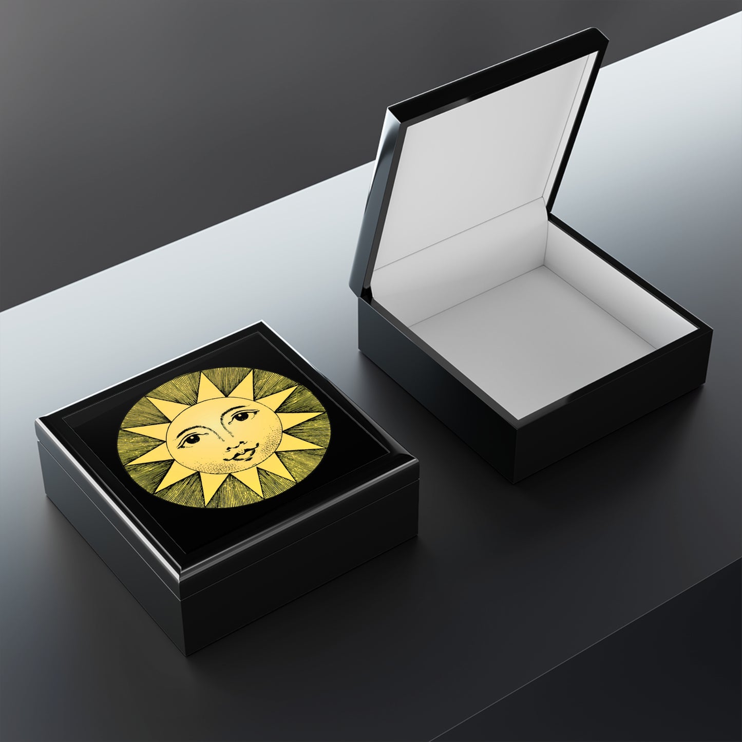 Vintage Sun Jewelry Box - Sunshine for Your Treasures!