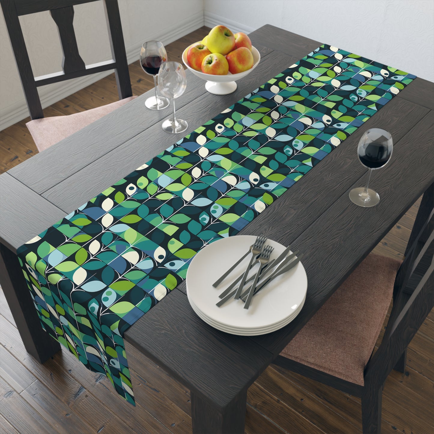 1960s Groovy Mod Table Runner - Bring Retro Vibes to Your Table with 1960s Flair! Available in 2 sizes.