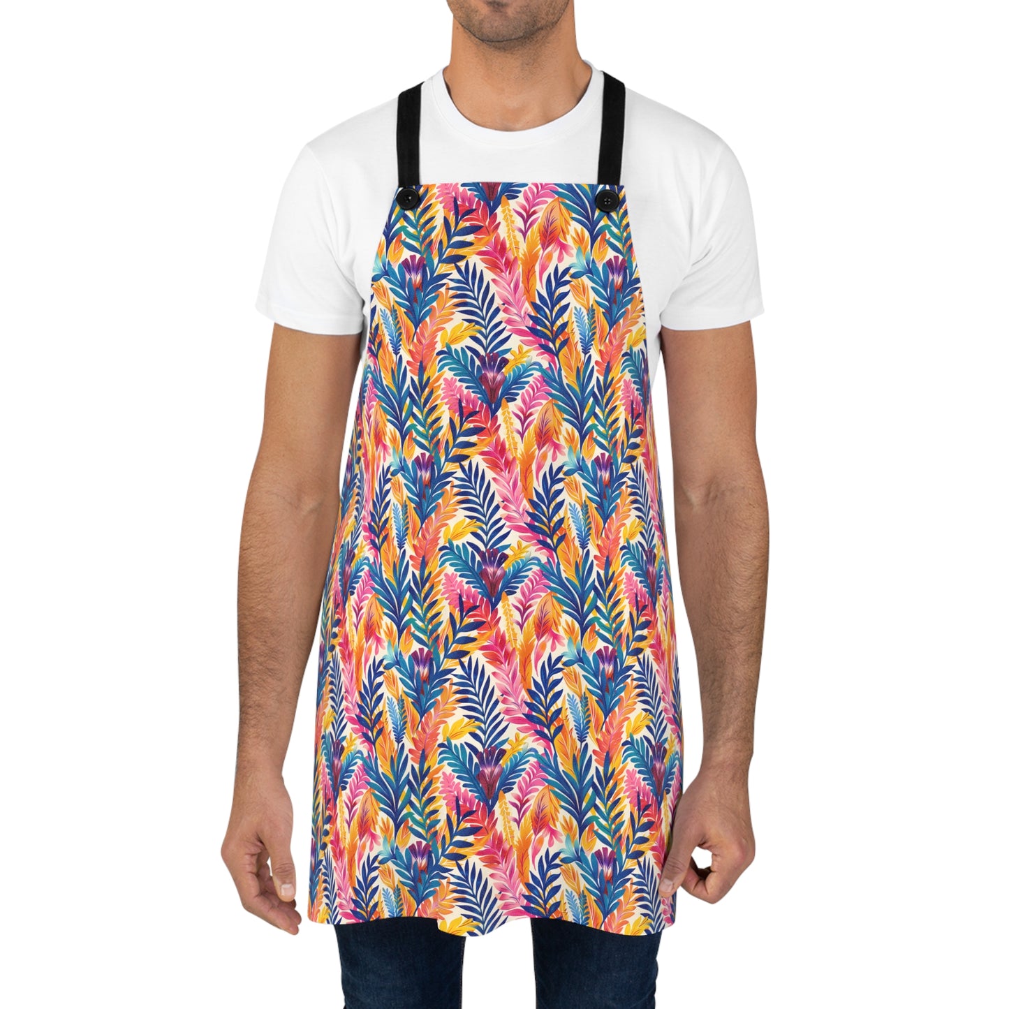 Fern-Tastic Whimsy Adult Apron - Wrap Yourself in Whimsy with Every Cook-Up!