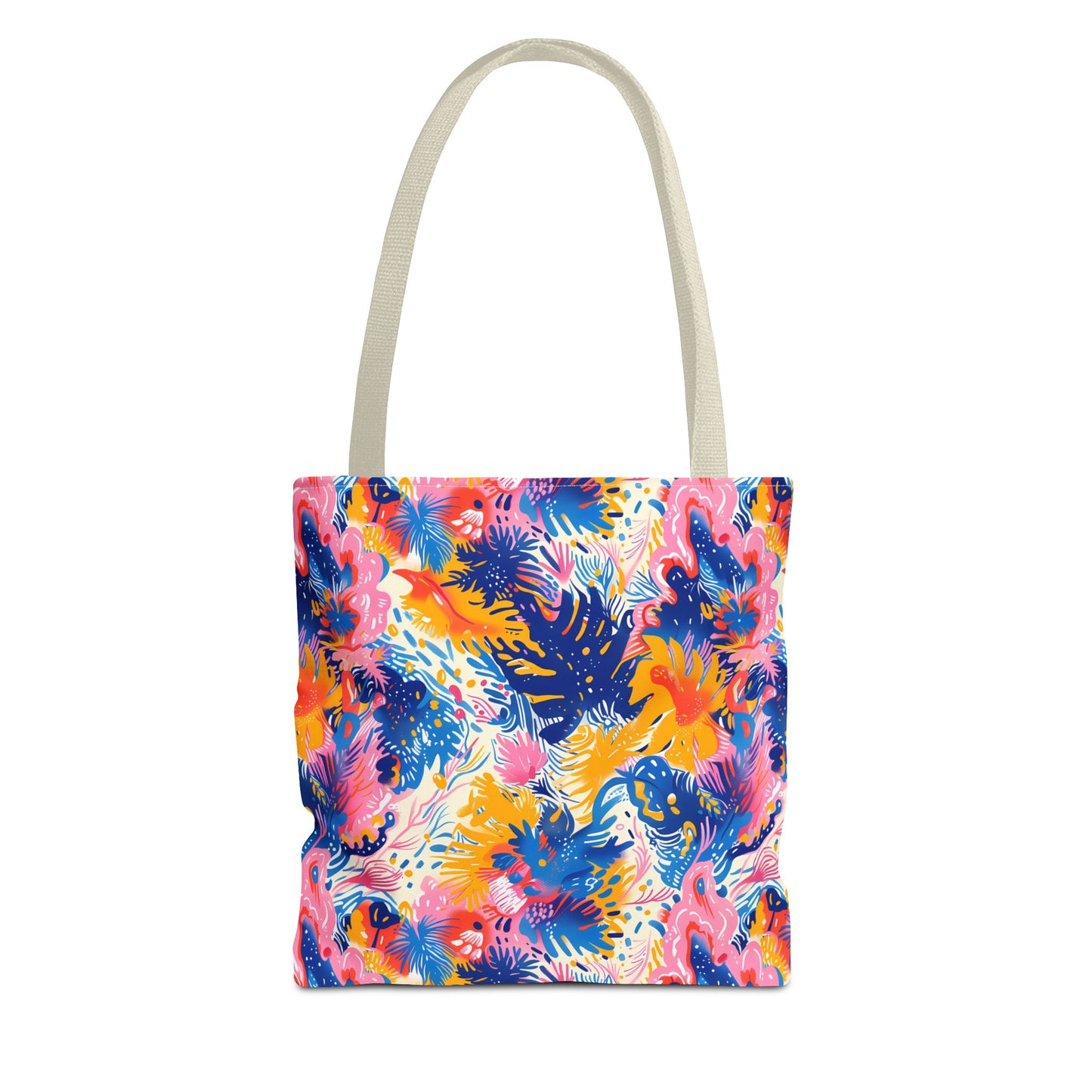 Splatter Blossom Tote Bag - Make a Splash with Every Step! Available in 3 sizes.