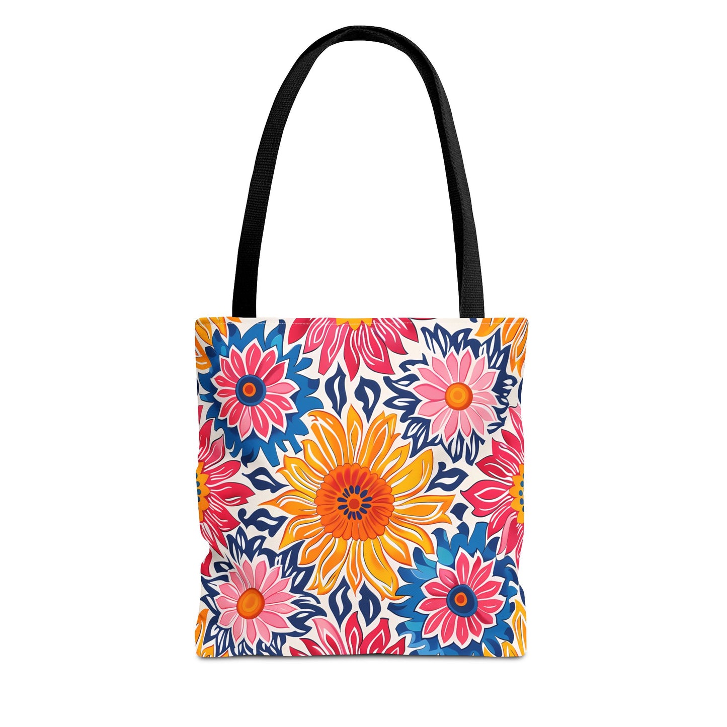 Sunsplash Petals Tote Bag - Radiate Sunshine and Style Wherever You Go! Available in 3 sizes.