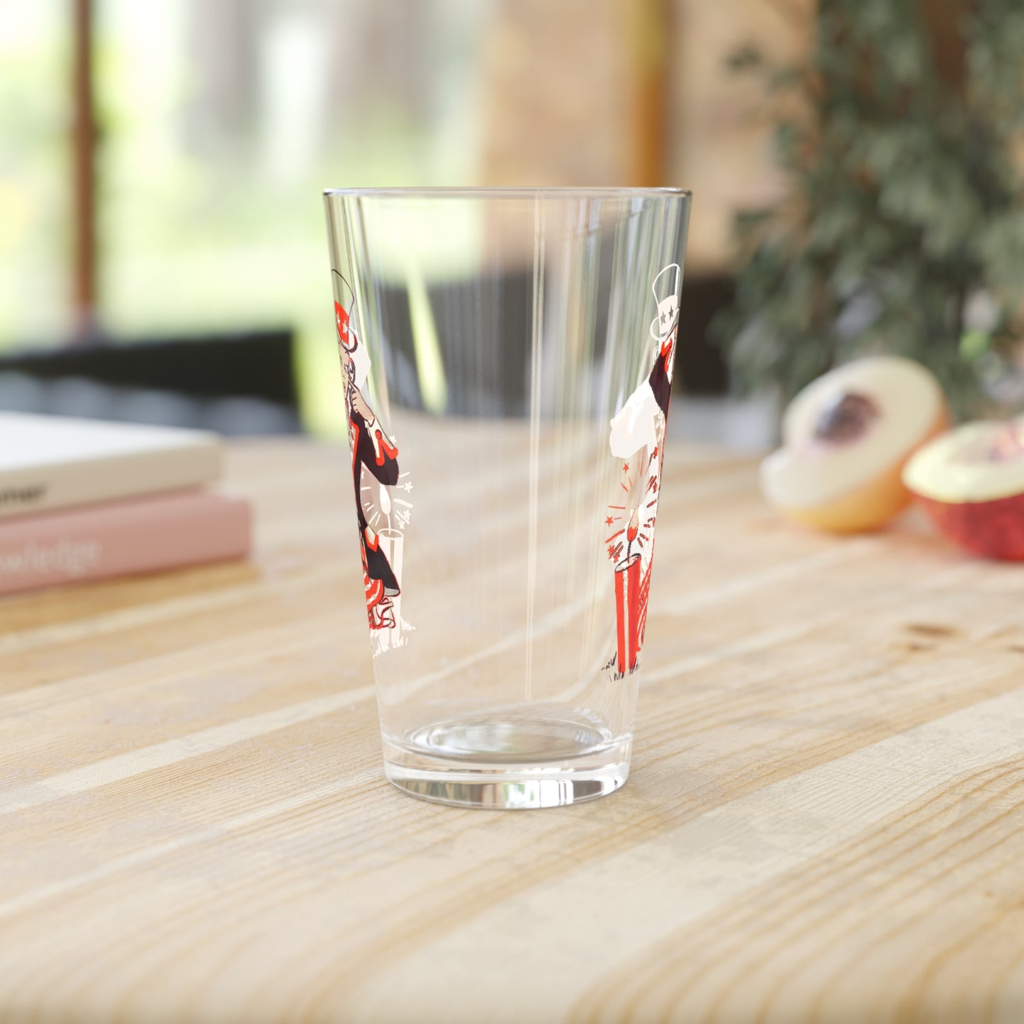 Vintage Patriotic 4th of July Pint Glass - 16 oz - Raise a Patriotic Toast with Our Vintage Patriotic Pint Glass! From our Independence Day Glassware Collection.
