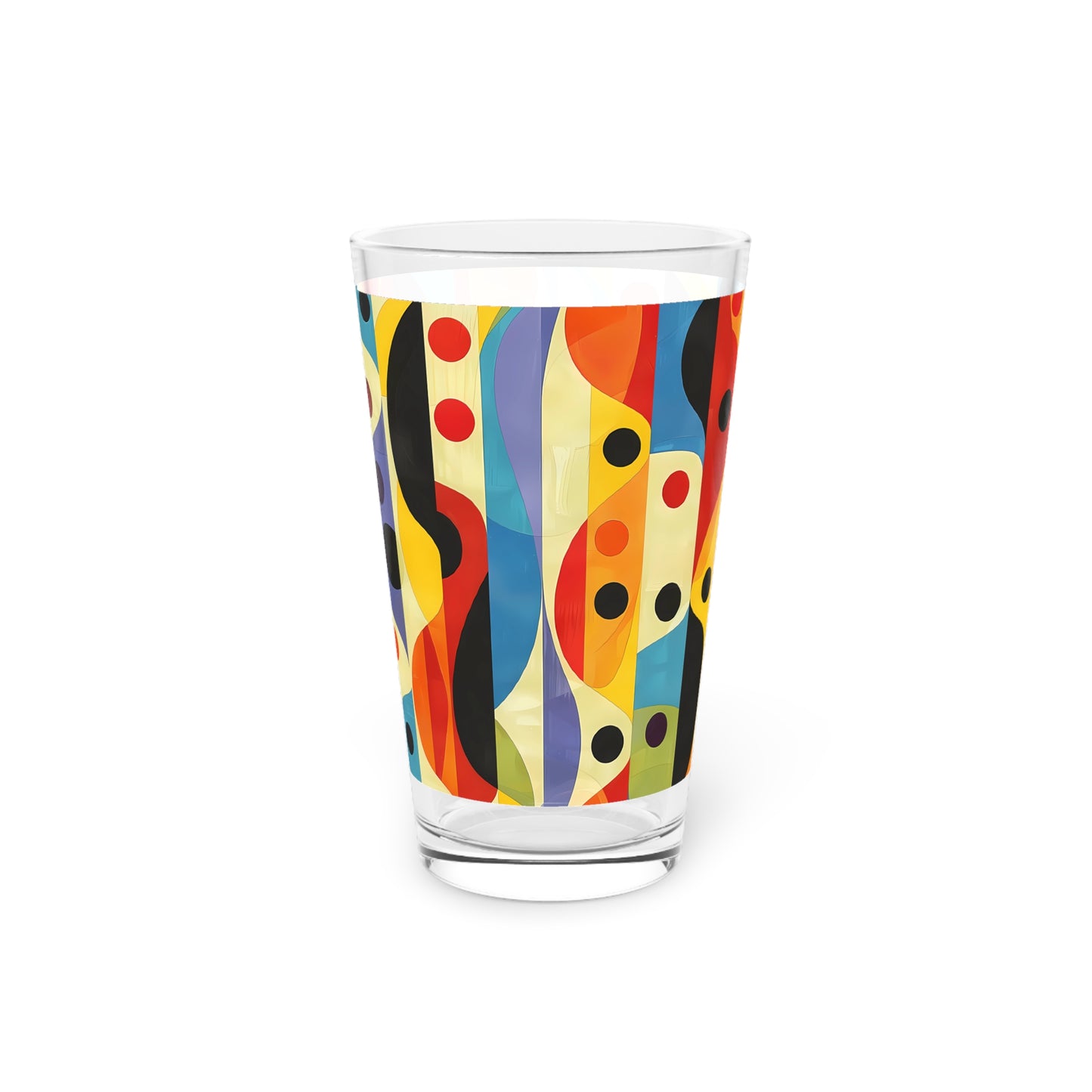 Linear Color Mesa Pint Glass - 16 oz - Enjoy the Colors of the Desert Mesa with Every Sip!