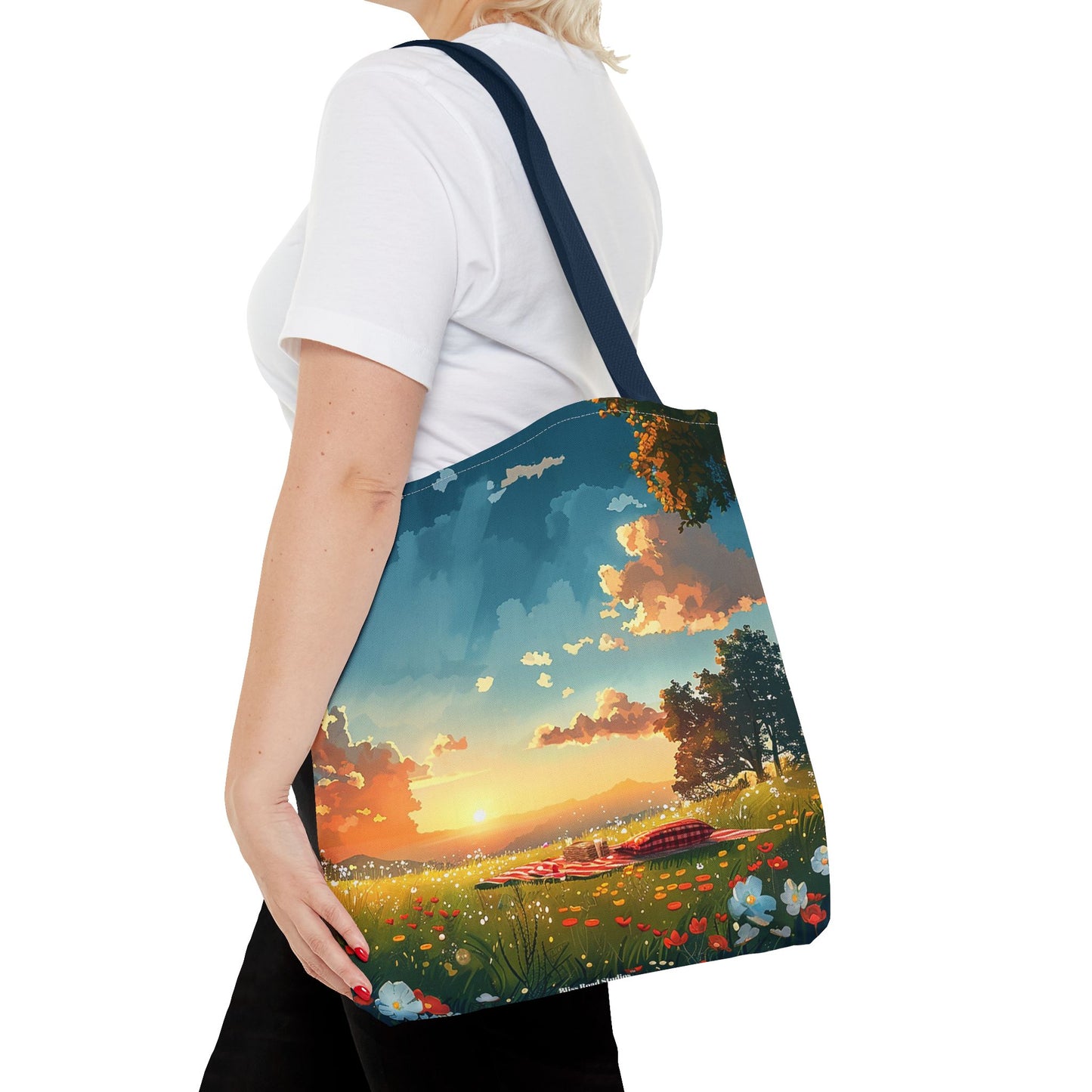 Meadow Picnic Tote Bag - Pack a Picnic, Pack Some Style - Your Meadow Awaits! Available in 3 sizes.