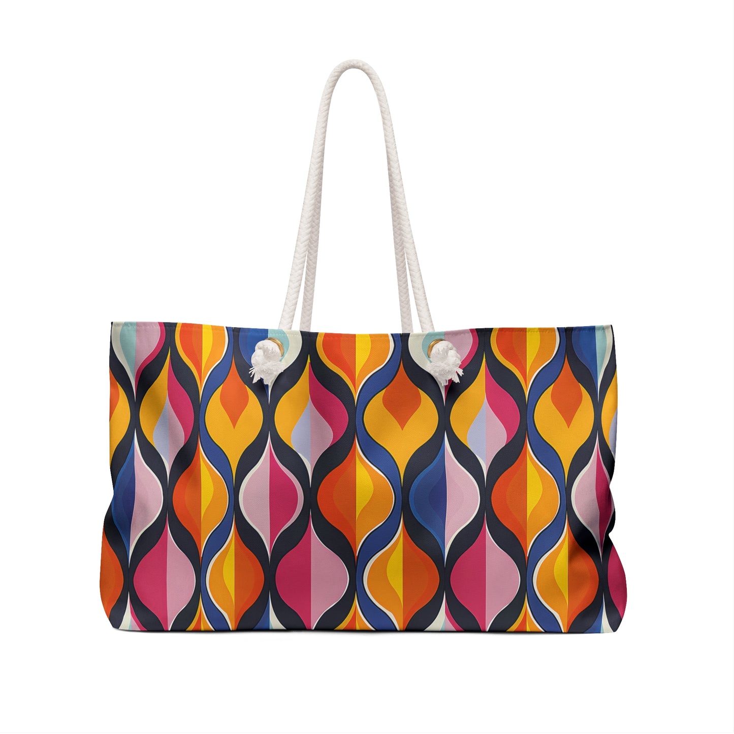 Lattice Dreams Weekender Bag - Dream in Style - Where Playful patterns Meet Chic Elegance!