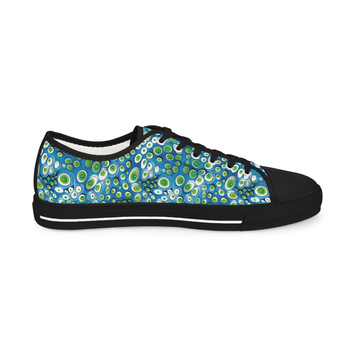 Embryonic Space Pods Men's Low Top Sneakers - Float Through the Galaxy – Where Style Meets Cosmic Wonder!