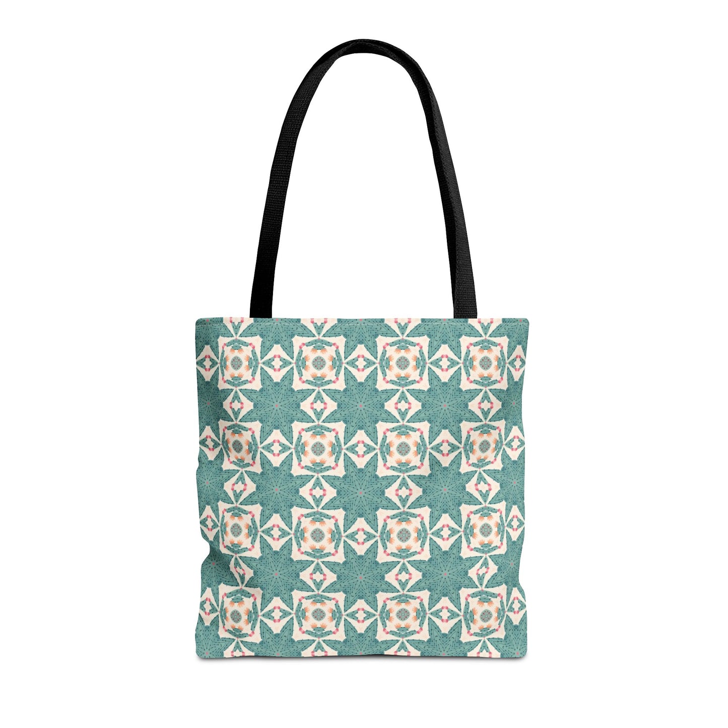 Desert Cactus Star Tile Tote Bag - Carry Southwest Charm Wherever You Go! Available in 3 sizes.