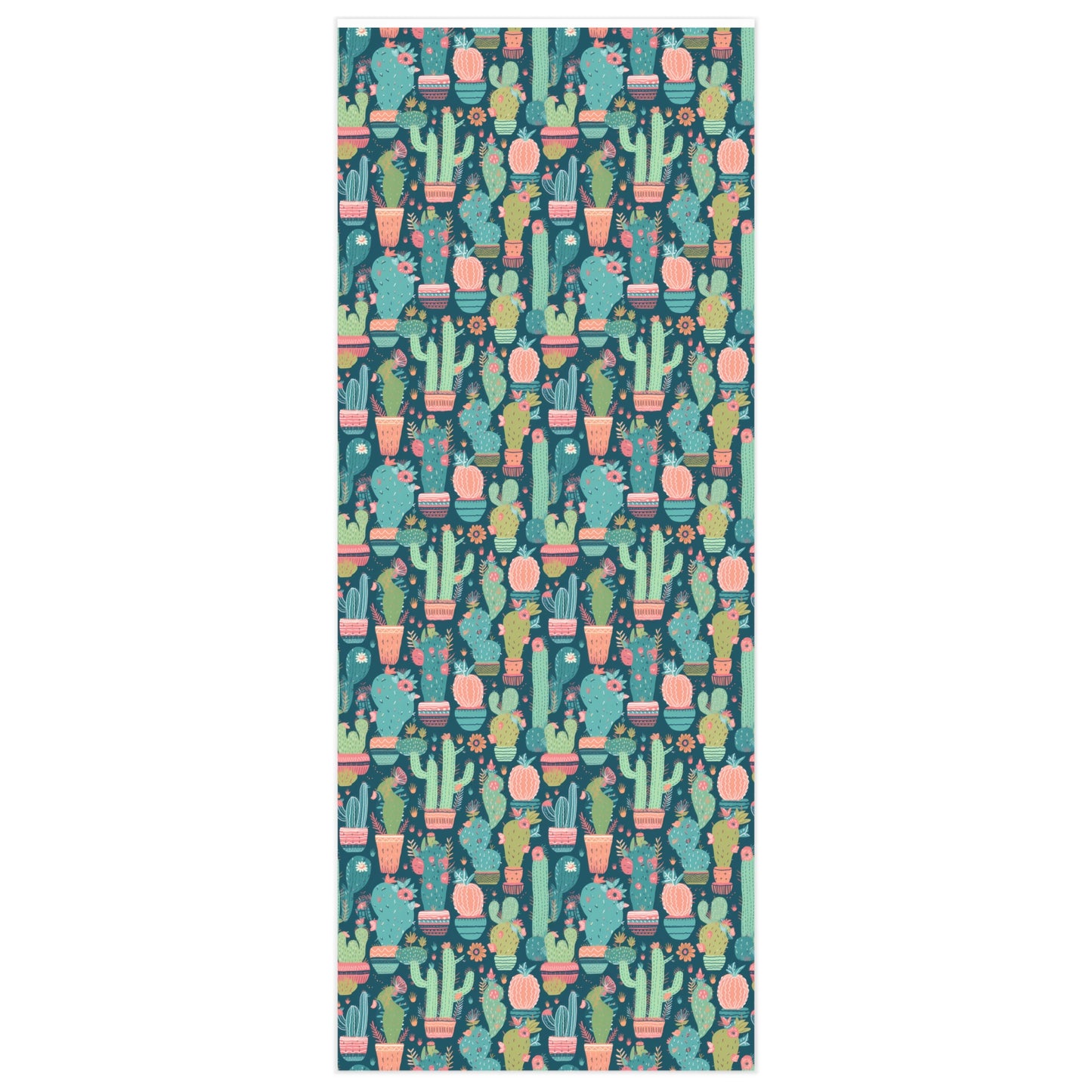 Cactus Cacophany Wrapping Paper. Add a Whimsical Cactus Touch to Your Gift! Available in 2 sizes.