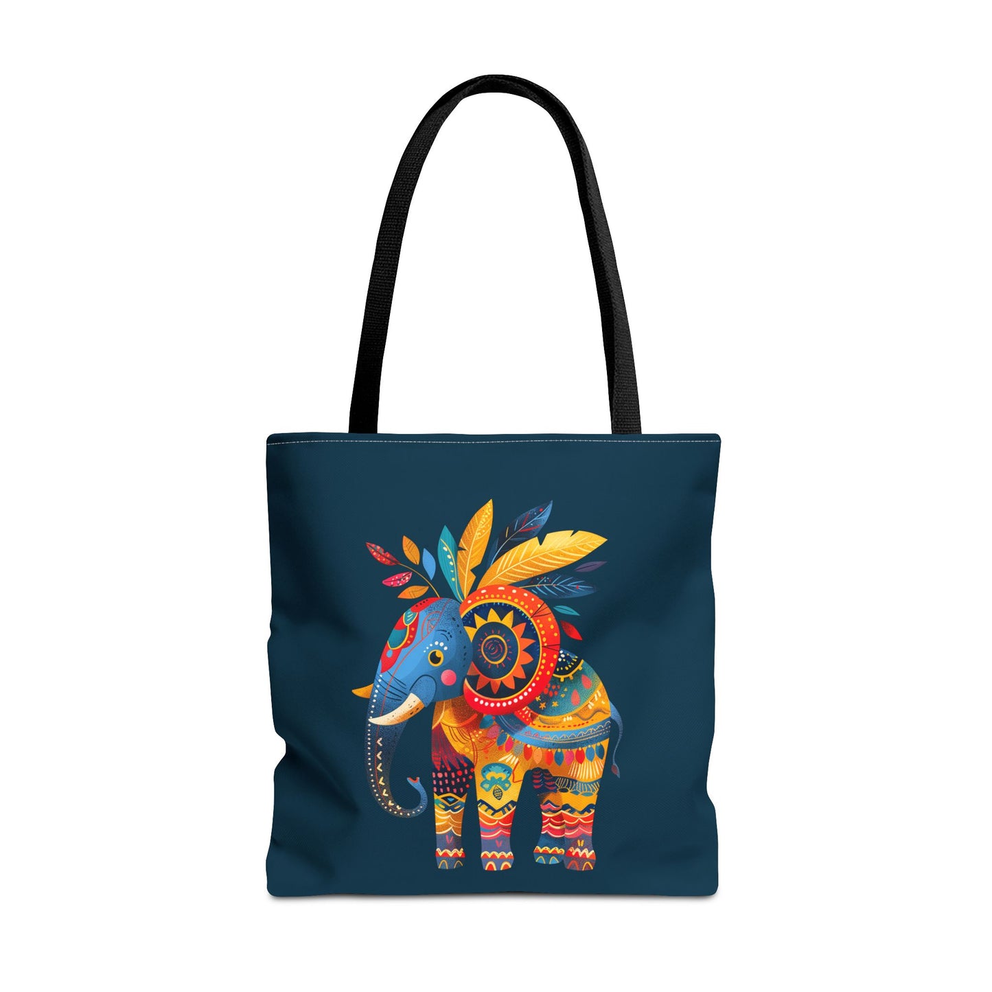 Ethnic Elephant Tote Bag - Carry the Spirit of the African Savanna with the Ethnic Elephant Tote! Available in 3 sizes.