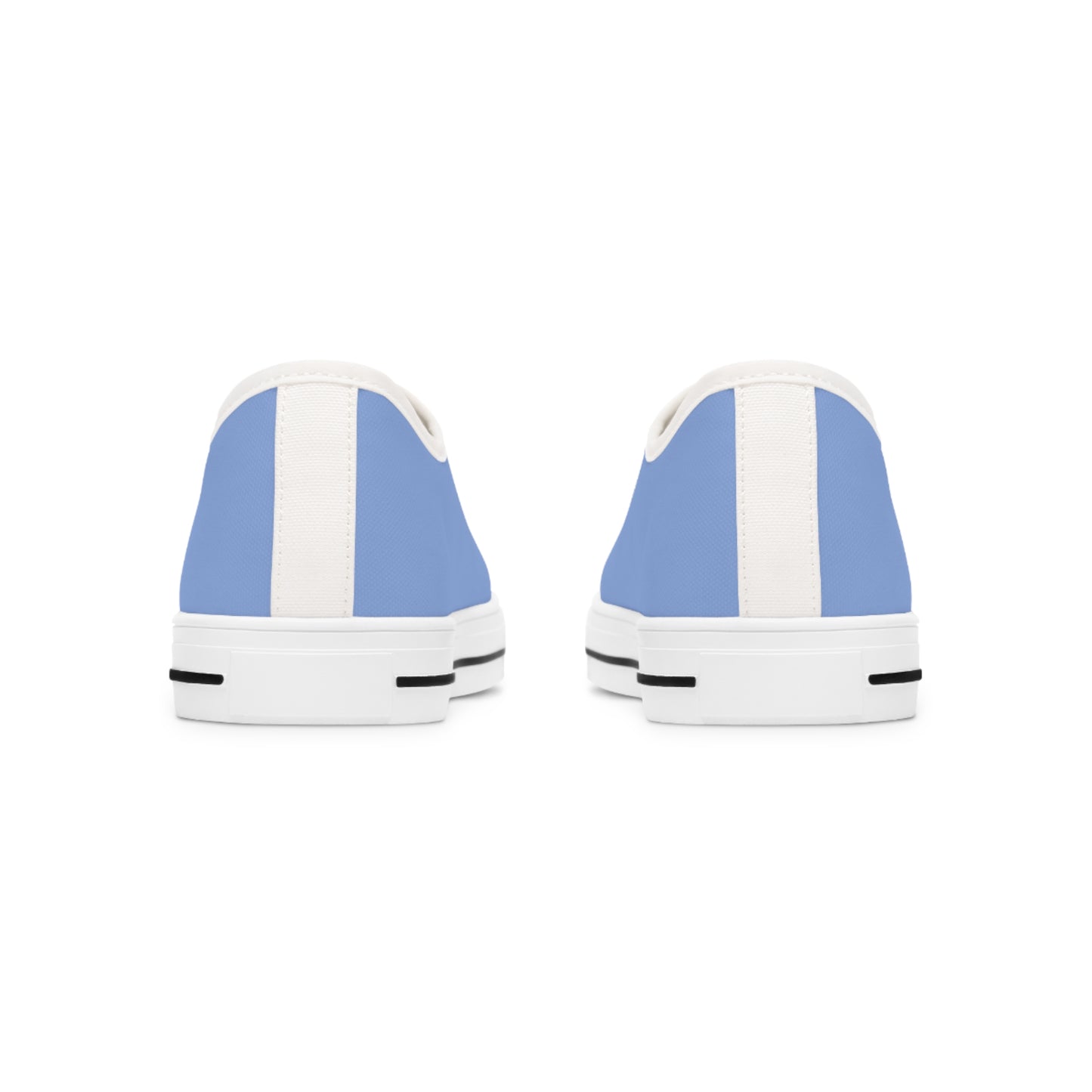 Purple Daze Ladies' Two-Tone Low Top Sneakers - Step Into Whimsy – Where Cool Blues Meet Soft Purples!