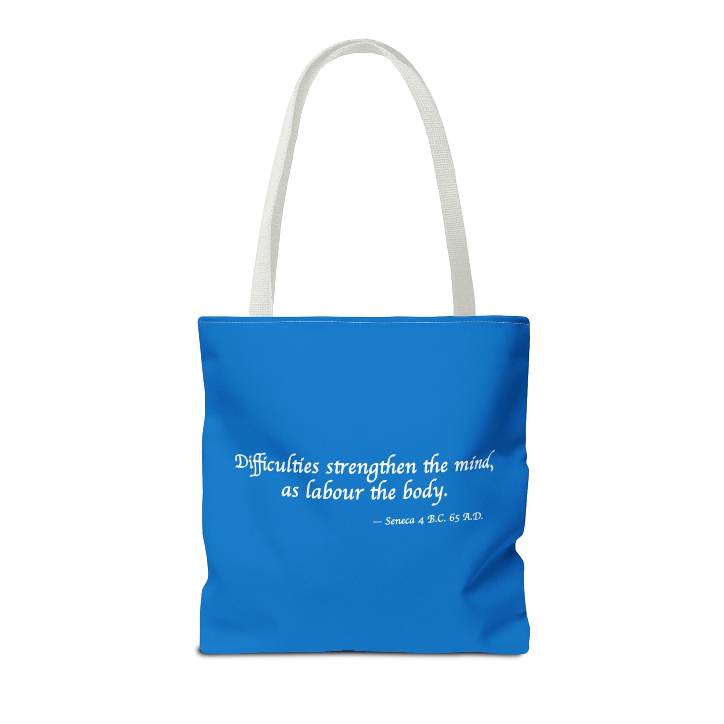 Strength Through Challenges Tote Bag - Carry Wisdom - Embrace Strength! Available in 3 sizes.