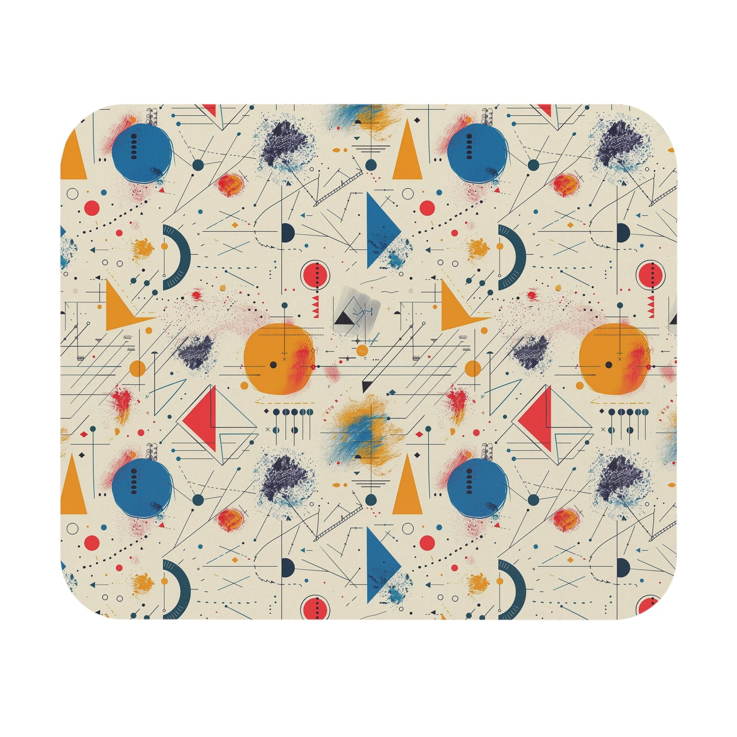 Geometric Harmony Mouse Pad - Navigate with Precision - Where Style Meets Functionality!