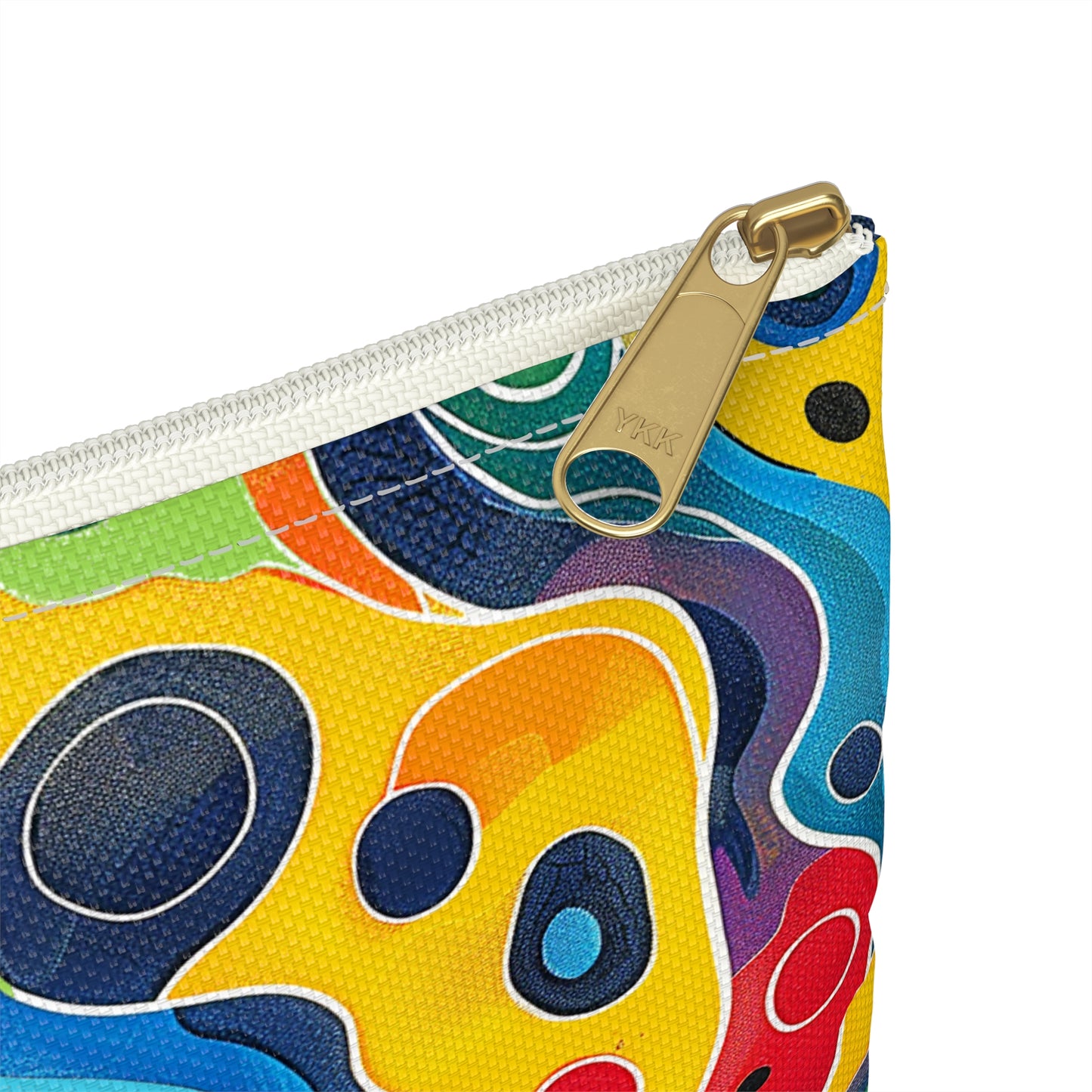 Groovy Splash Accessory Pouch - Unleash Your Style in a Splash of Color! Available in 2 sizes.