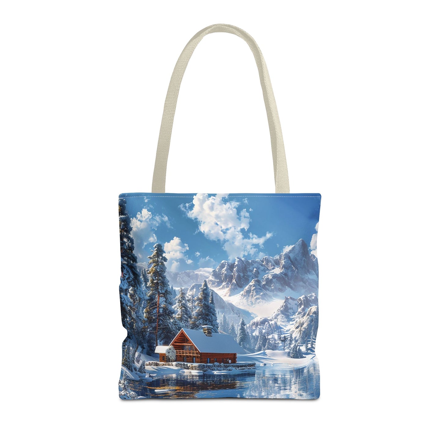 Winter Wonderland Retreat Tote Bag - Embrace Winter's Serenity with this Tote! - Available in 3 sizes.