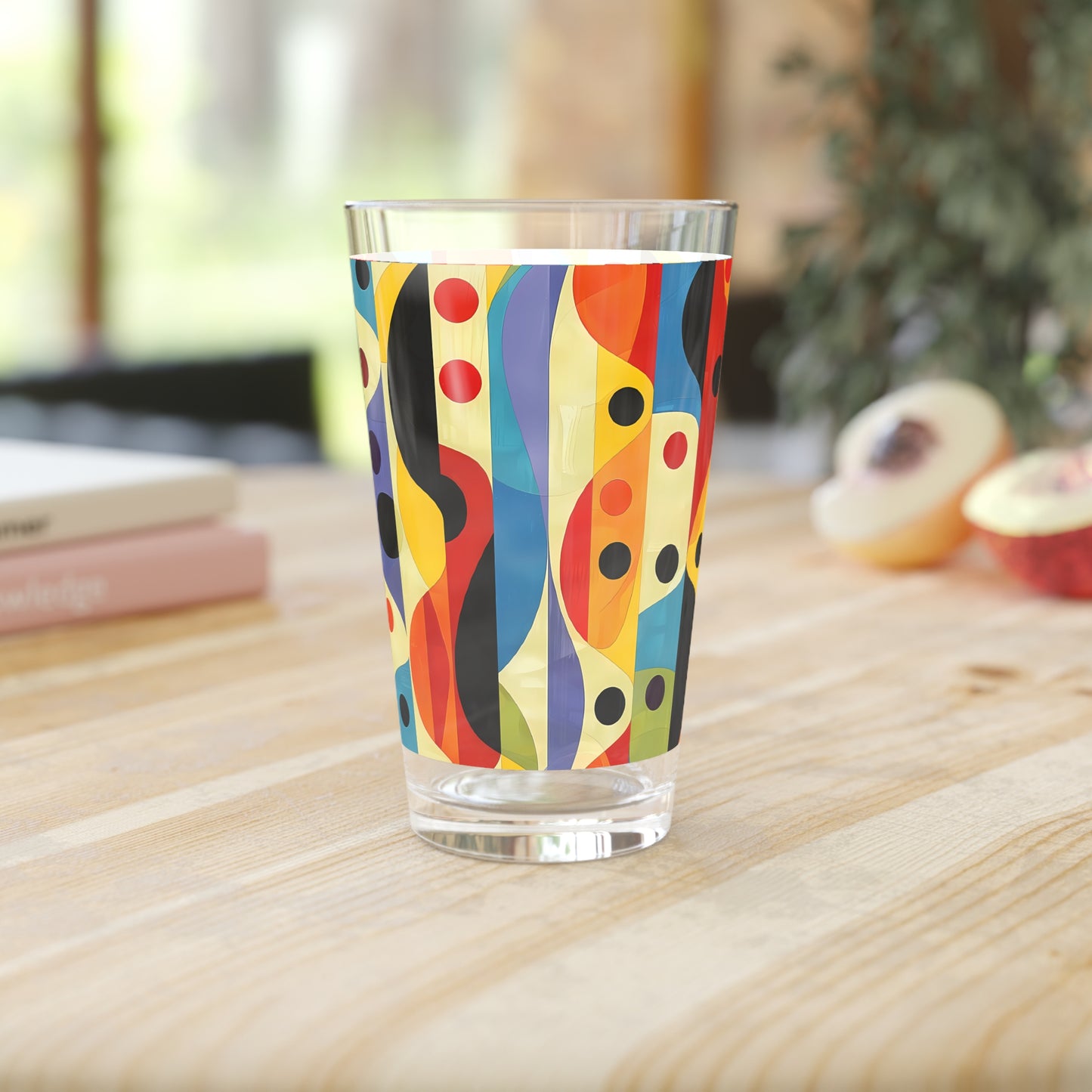 Linear Color Mesa Pint Glass - 16 oz - Enjoy the Colors of the Desert Mesa with Every Sip!