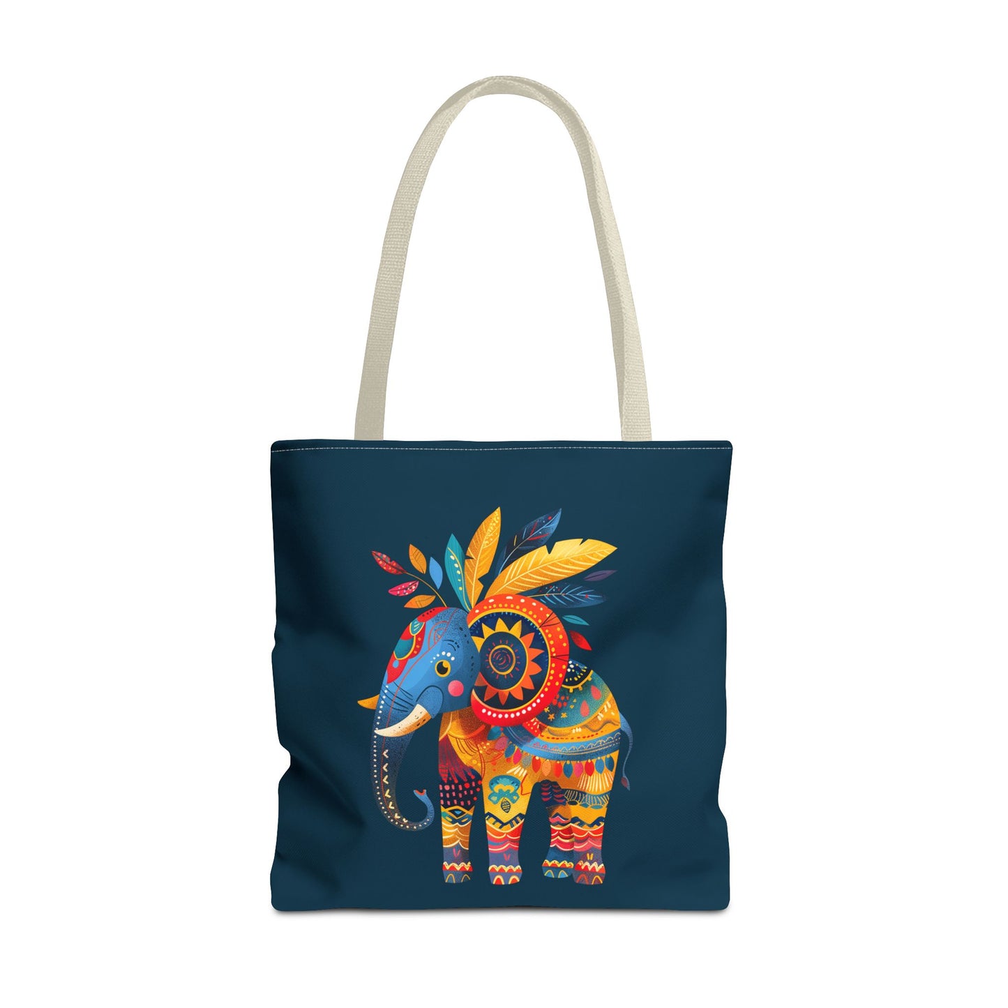 Ethnic Elephant Tote Bag - Carry the Spirit of the African Savanna with the Ethnic Elephant Tote! Available in 3 sizes.