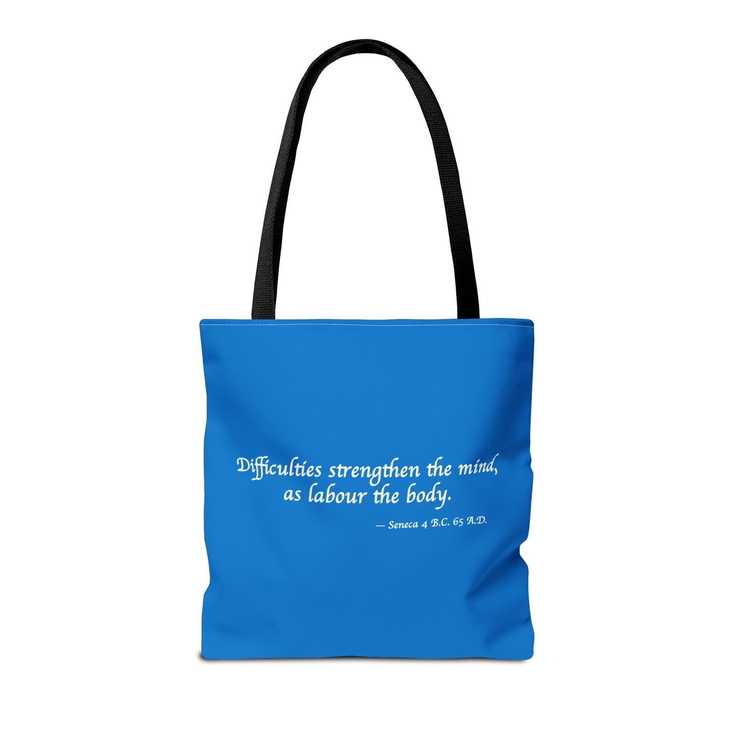 Strength Through Challenges Tote Bag - Carry Wisdom - Embrace Strength! Available in 3 sizes.