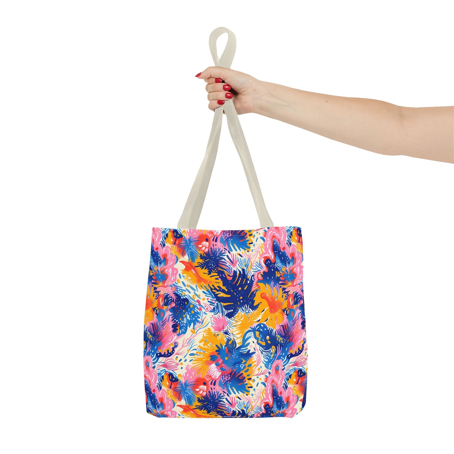 Splatter Blossom Tote Bag - Make a Splash with Every Step! Available in 3 sizes.