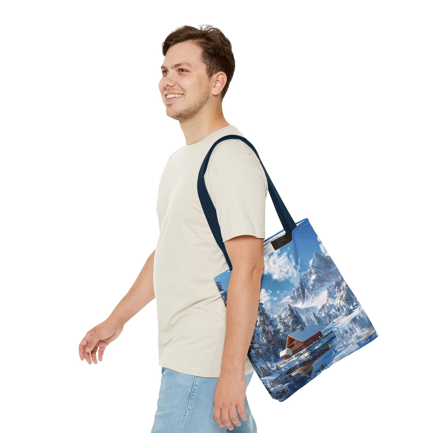 Winter Wonderland Retreat Tote Bag - Embrace Winter's Serenity with this Tote! - Available in 3 sizes.