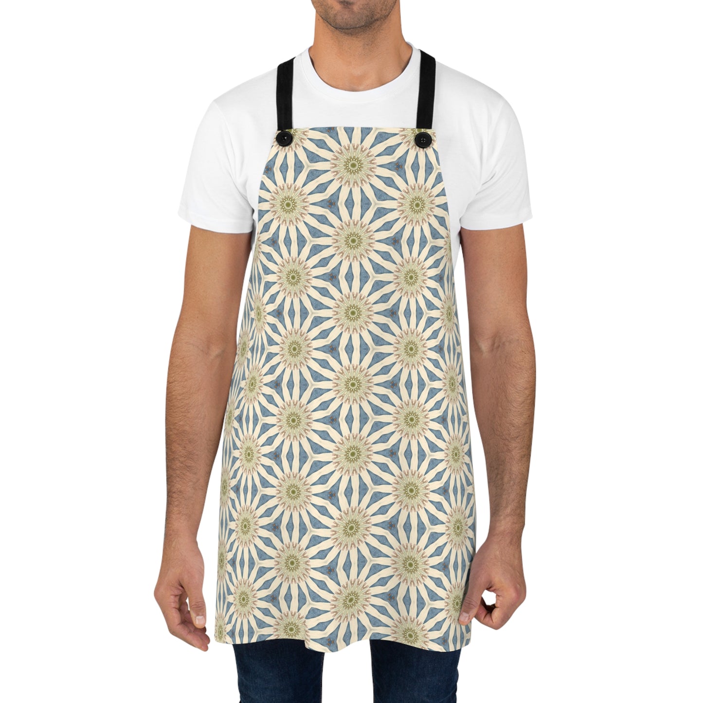 Celestial Harmony Adult Apron - Cook in Geometric Cosmic Calm with Celestial Harmony!
