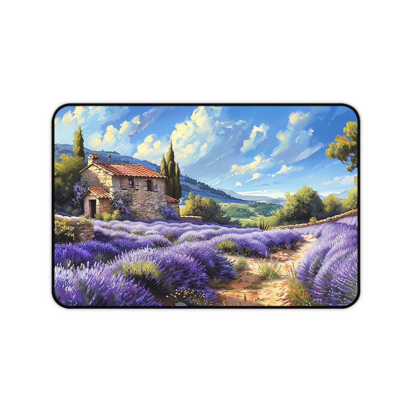 Tuscan Lavender Dreams Desk Mat (Desk Pad) - Capture the Essence of Provence - Available in 3 sizes.