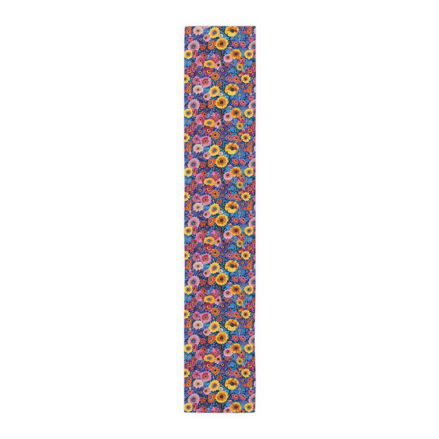 Midnight Garden Whimsy Table Runner - Bring the Magic of Midnight Blooms to Your Table! Available in 2 sizes.