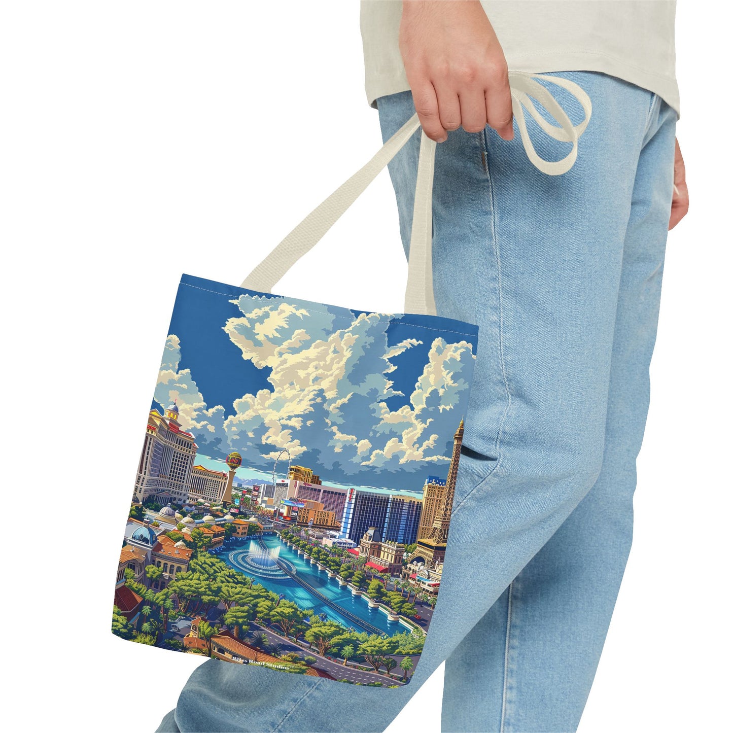 Viva Daytime Las Vegas Tote Bag - Bring the Vegas Vibe to Wherever You Roam! Available in 3 sizes.
