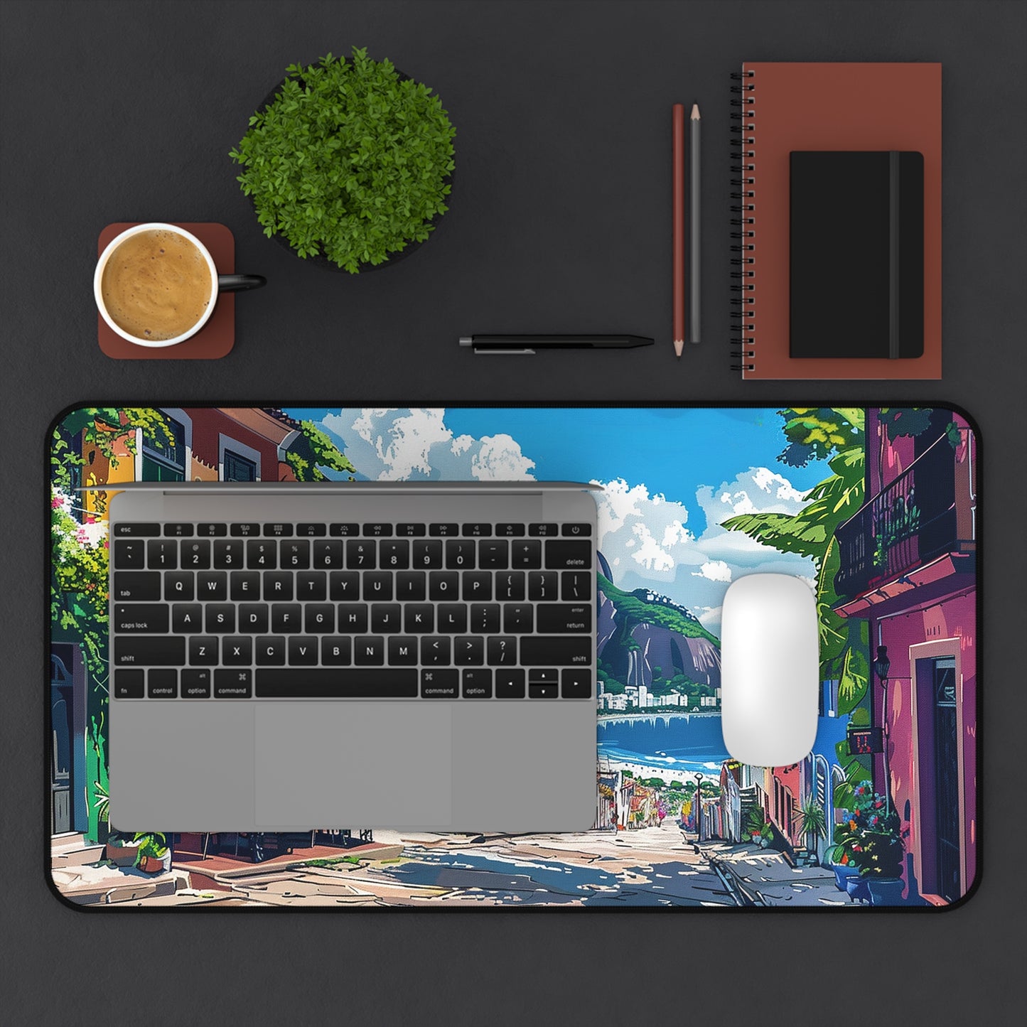 Rio de Janeiro Paradise Desk Mat (Desk Pad) - Experience the Beauty of Rio at Your Desk! Available in 3 sizes.