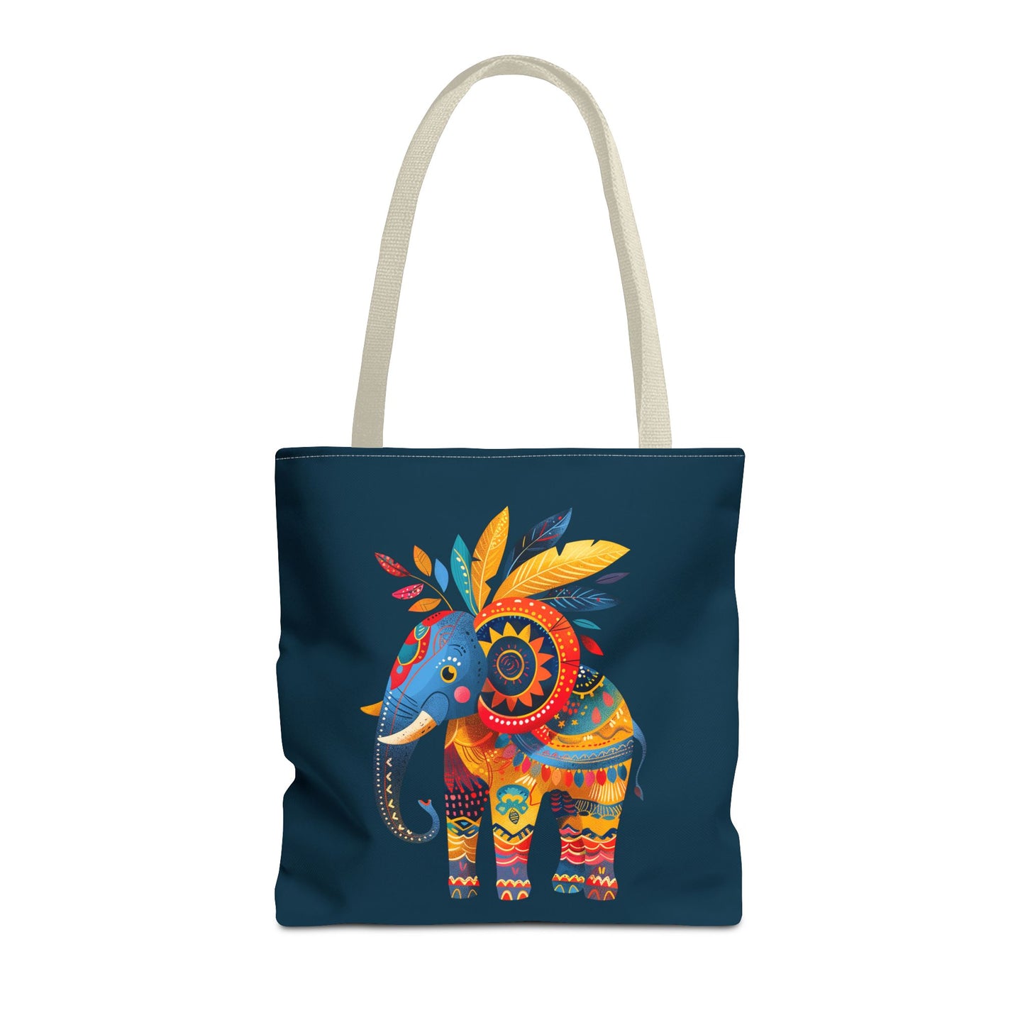 Ethnic Elephant Tote Bag - Carry the Spirit of the African Savanna with the Ethnic Elephant Tote! Available in 3 sizes.
