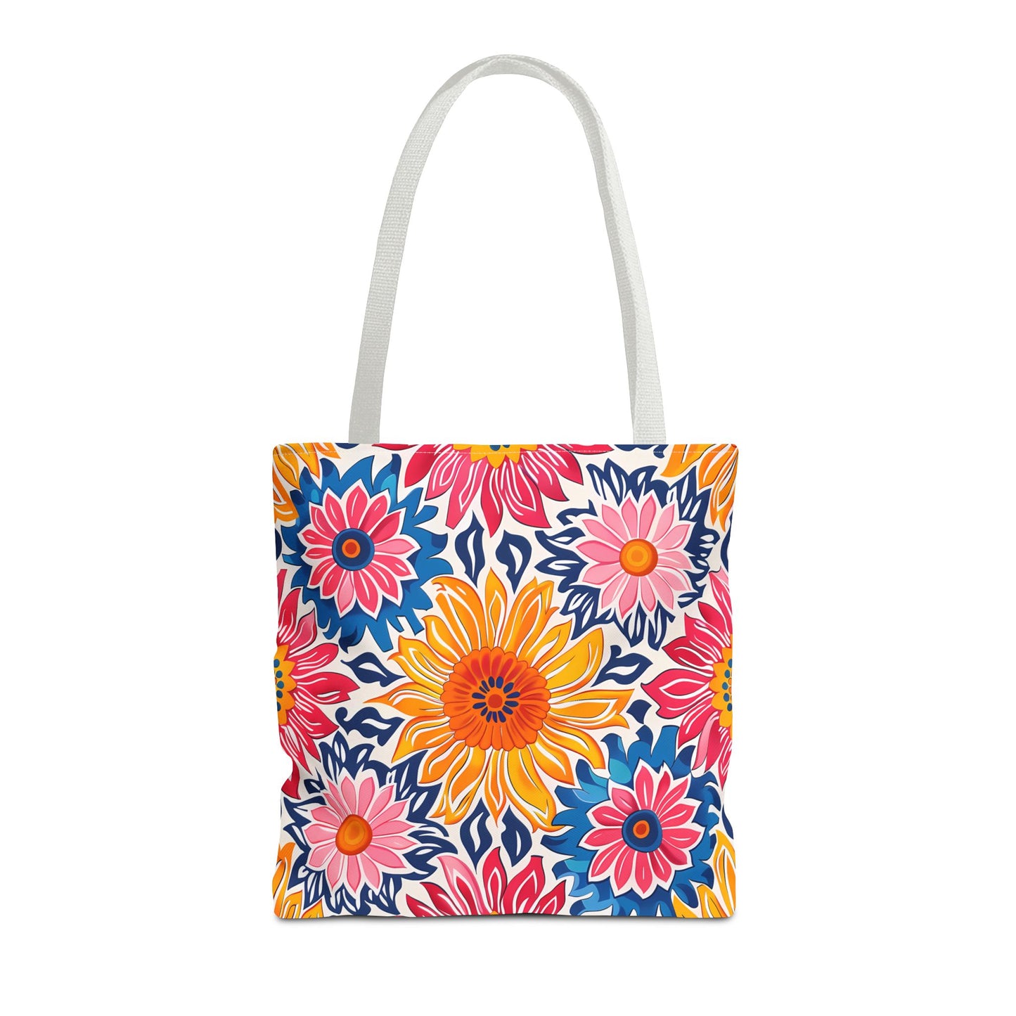 Sunsplash Petals Tote Bag - Radiate Sunshine and Style Wherever You Go! Available in 3 sizes.