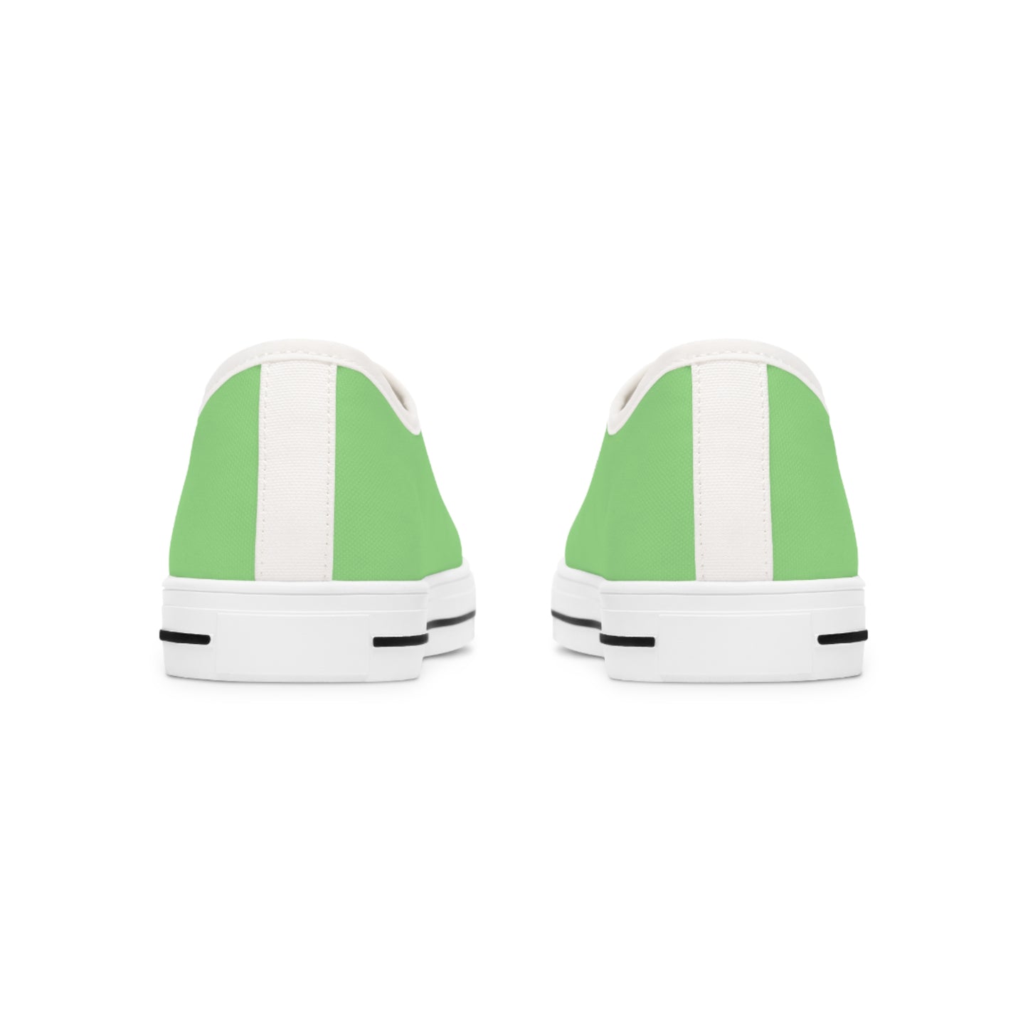 Meadow Stream Ladies' Two-Tone Low Top Sneakers - Step Into Tranquility – Where Meadow Green Meets Breezy Blue!