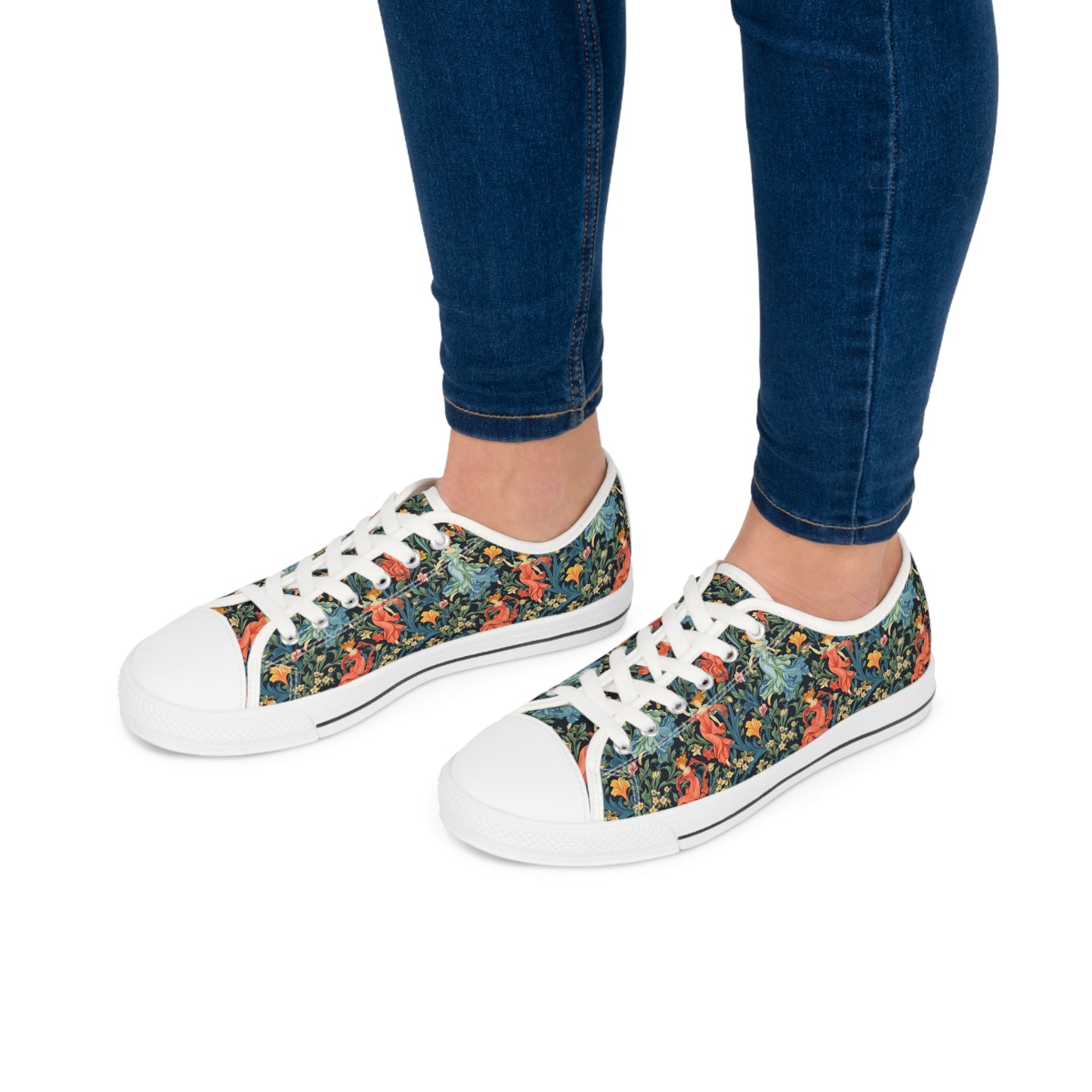 Dance of the Goddesses Ladies' Low Top Sneakers - Let Your Inner Goddess Shine With Every Step!