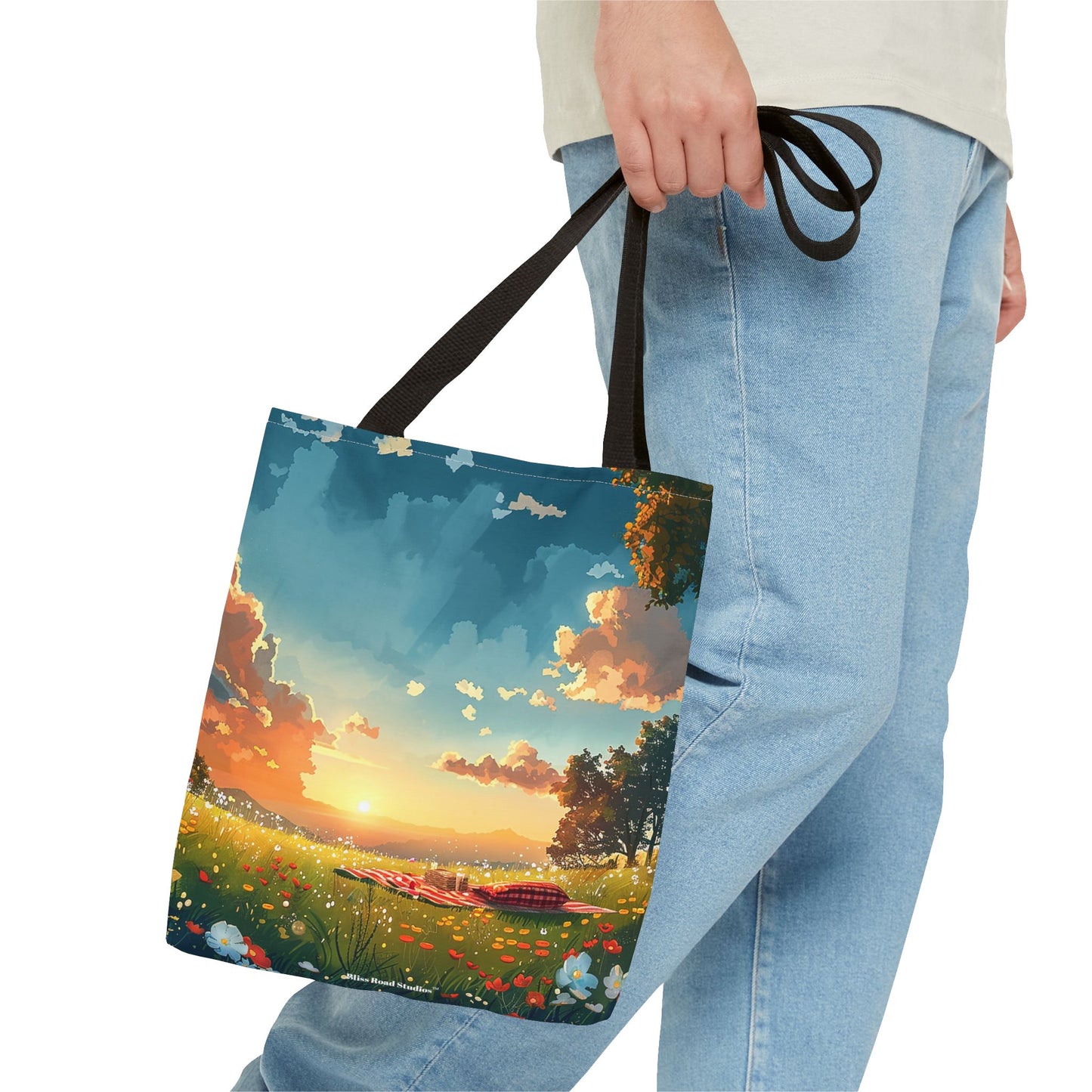Meadow Picnic Tote Bag - Pack a Picnic, Pack Some Style - Your Meadow Awaits! Available in 3 sizes.