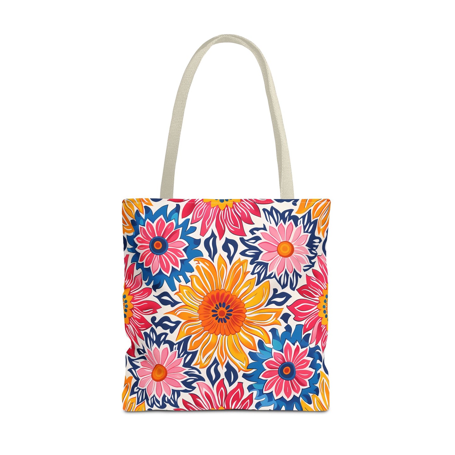 Sunsplash Petals Tote Bag - Radiate Sunshine and Style Wherever You Go! Available in 3 sizes.