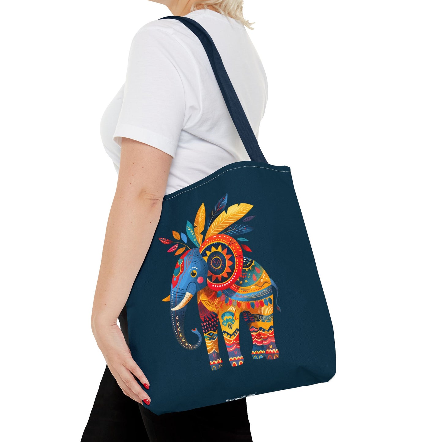 Ethnic Elephant Tote Bag - Carry the Spirit of the African Savanna with the Ethnic Elephant Tote! Available in 3 sizes.