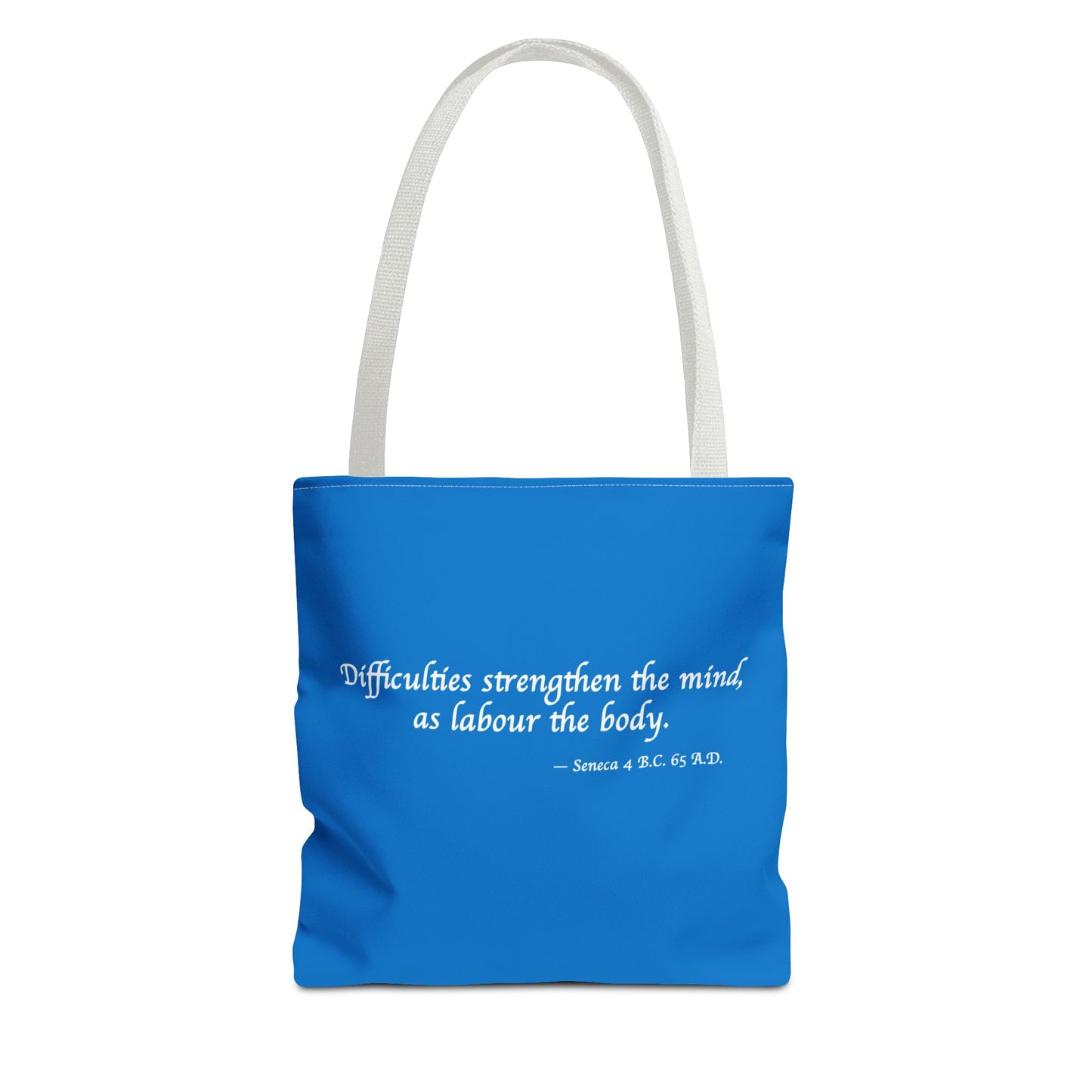 Strength Through Challenges Tote Bag - Carry Wisdom - Embrace Strength! Available in 3 sizes.