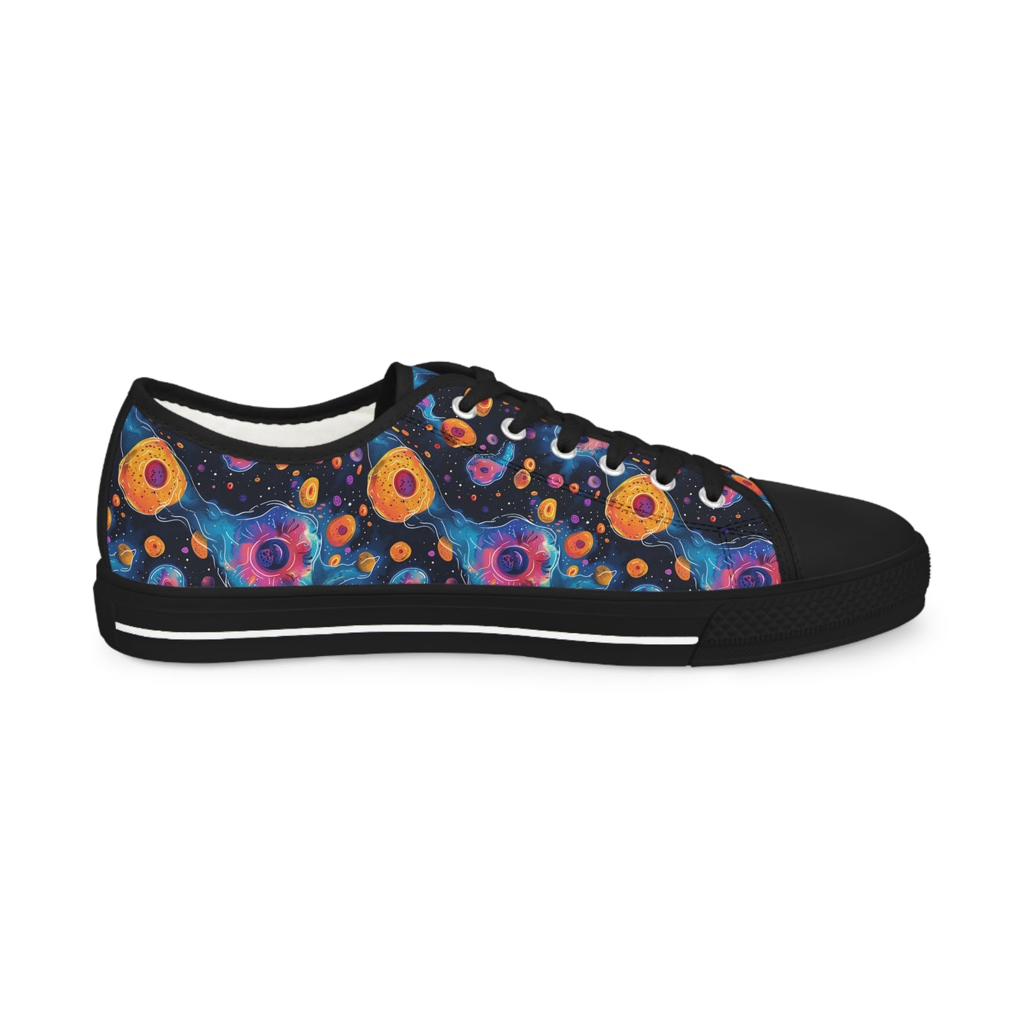 Birth of Celestial Life Men's Low Top Sneakers - Stride Among the Stars as they are Formed!