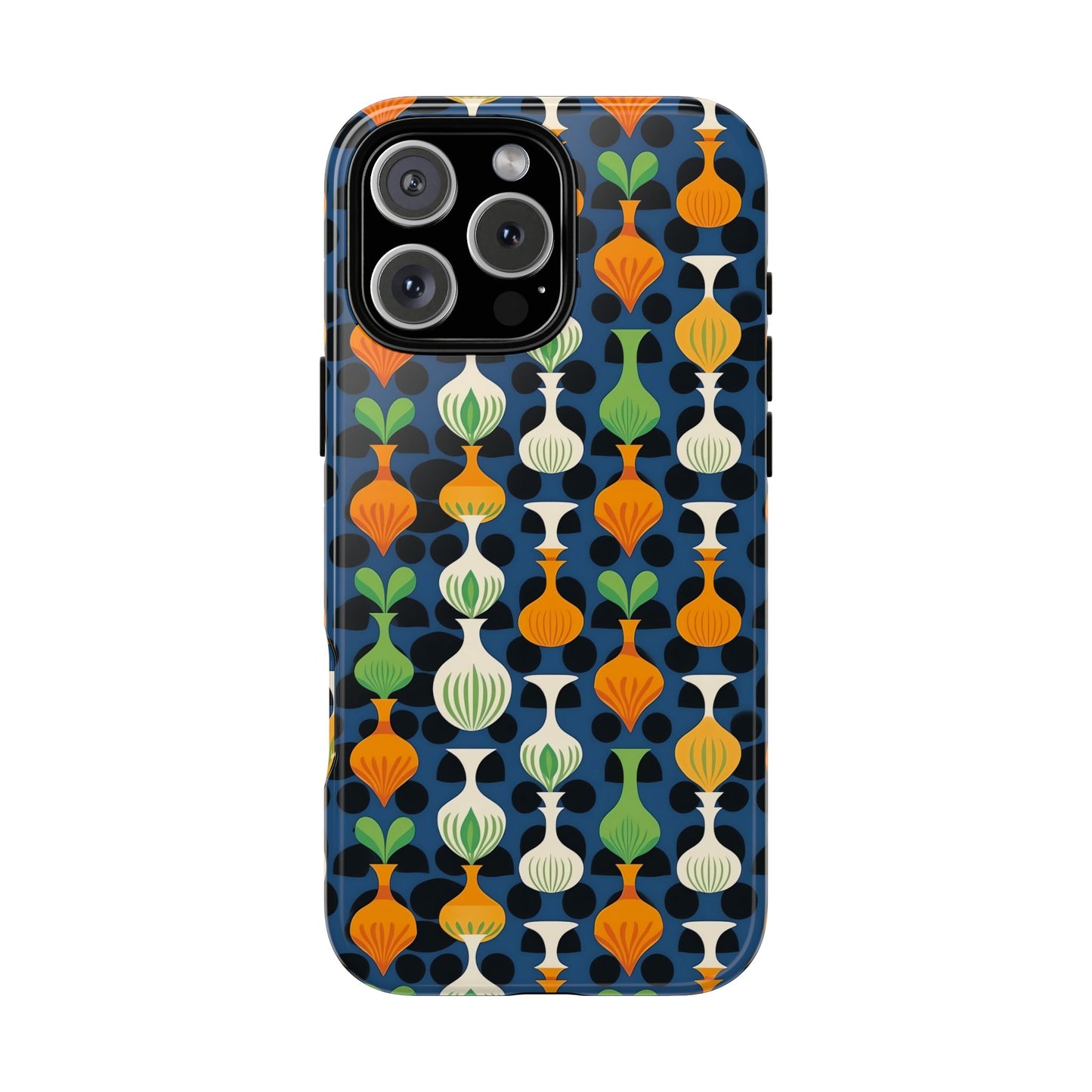 Mod Floating Vases Tough Phone Case for Apple iPhone, Samsung Galaxy, and Google Pixel.