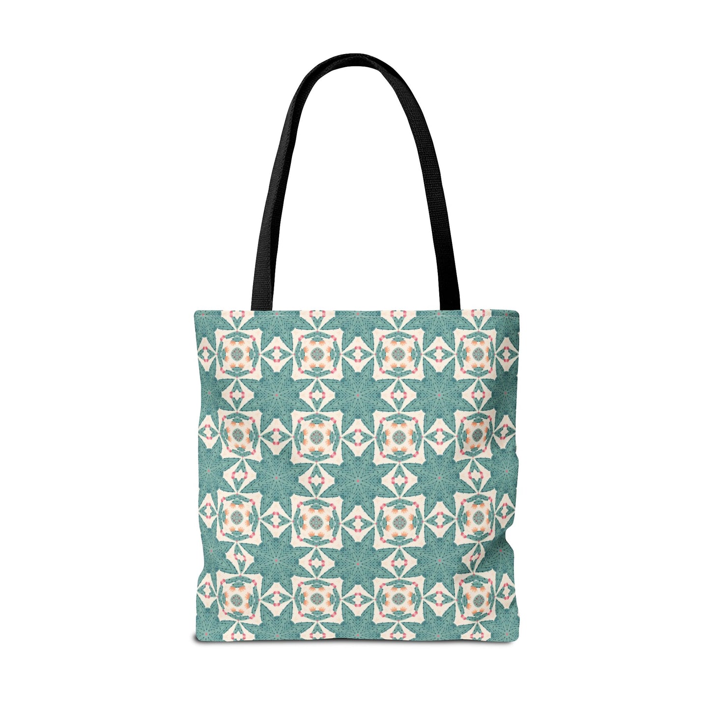 Desert Cactus Star Tile Tote Bag - Carry Southwest Charm Wherever You Go! Available in 3 sizes.
