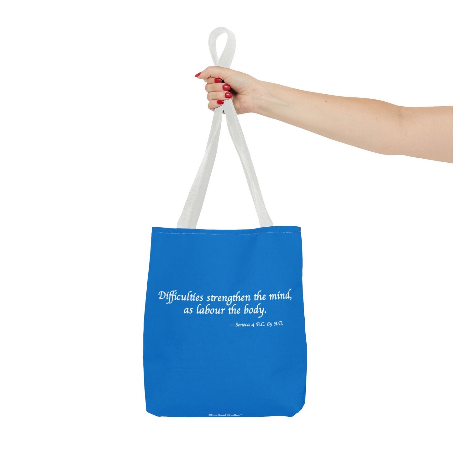 Strength Through Challenges Tote Bag - Carry Wisdom - Embrace Strength! Available in 3 sizes.